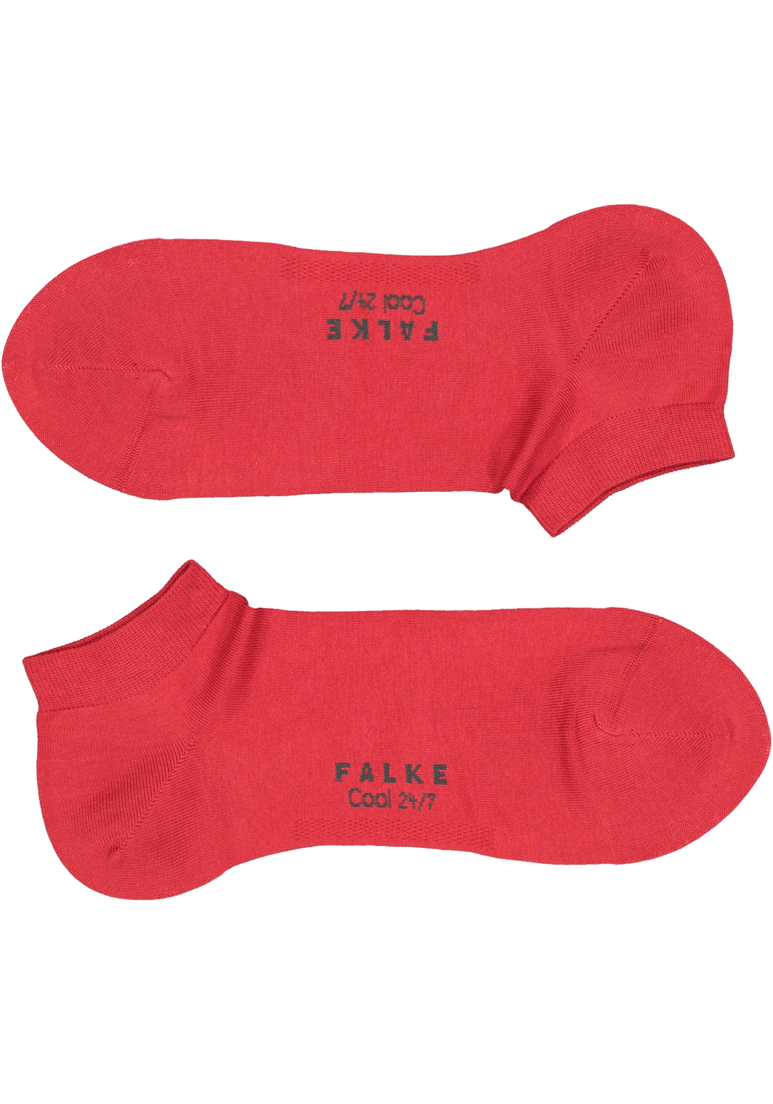 2-4043874072915_falke_cool_1p_HR FALKE Cool 24/7 heren enkelsokken, rood (scarlet)