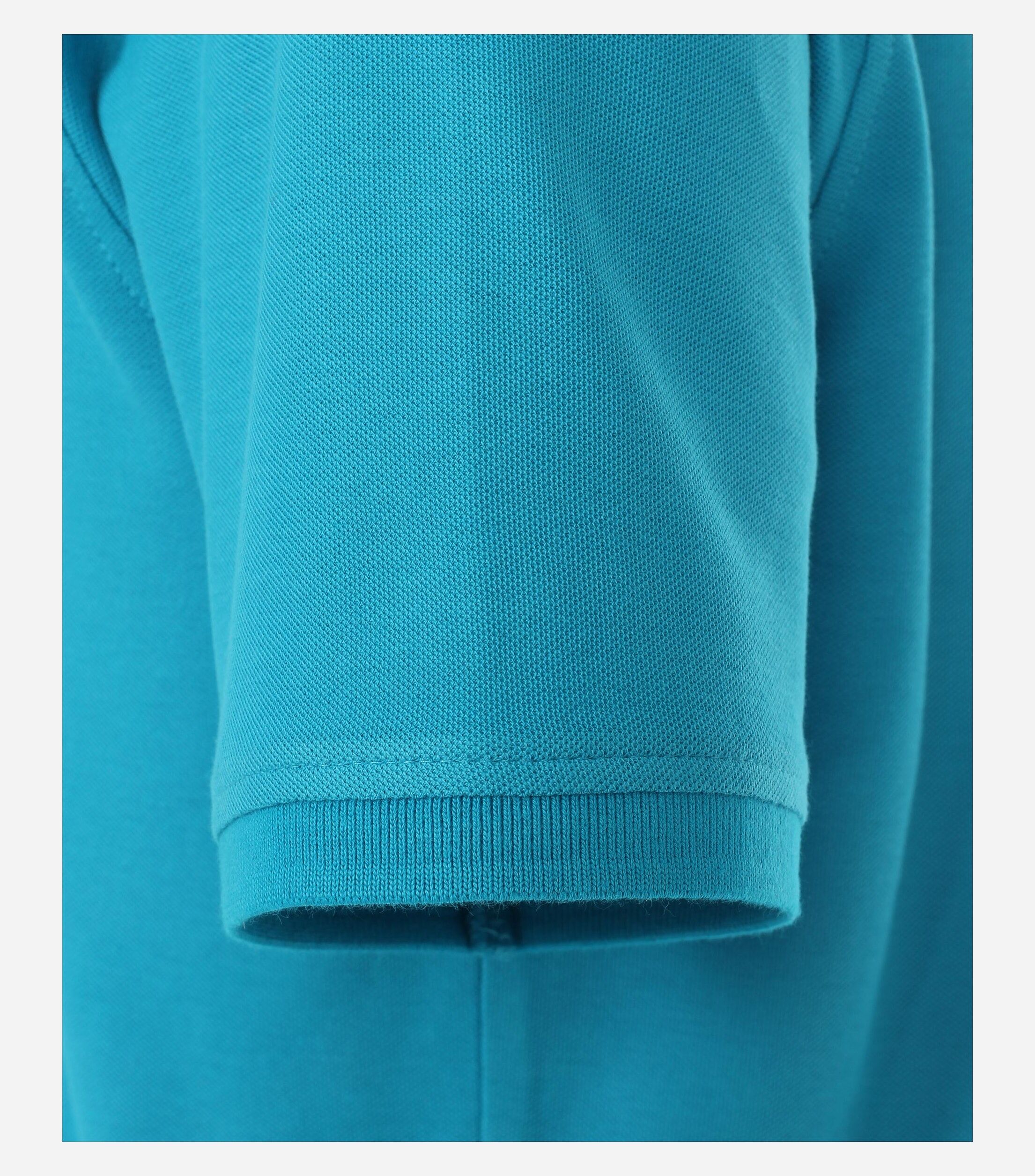 CASA MODA comfort fit heren polo, aqua