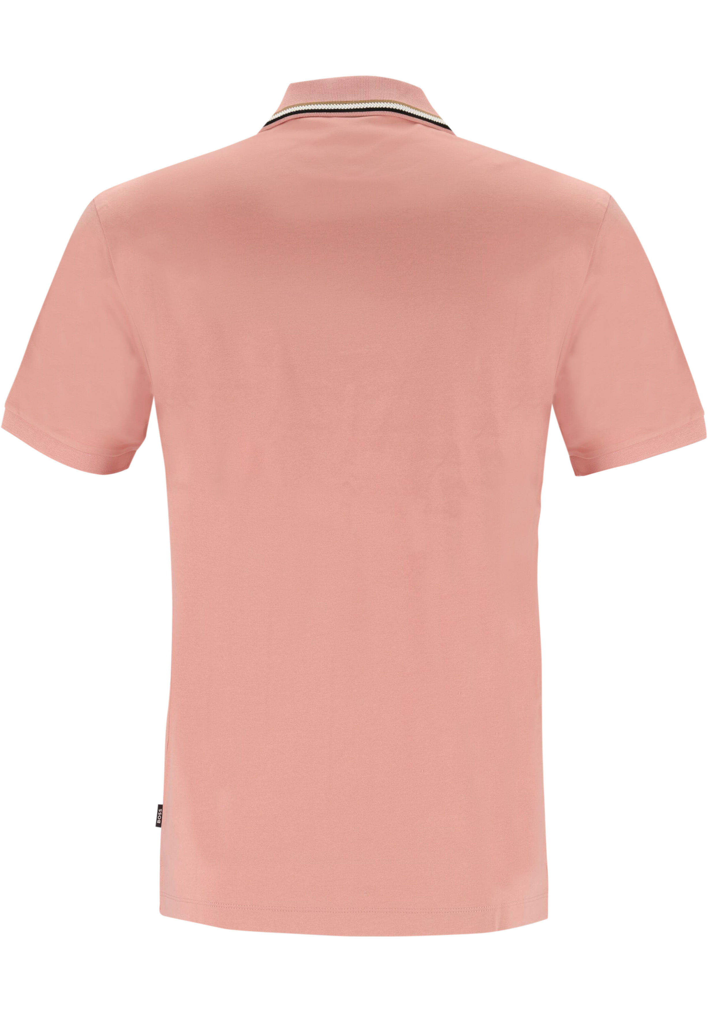 BOSS Penrose slim fit polo, jersey, lichtroze