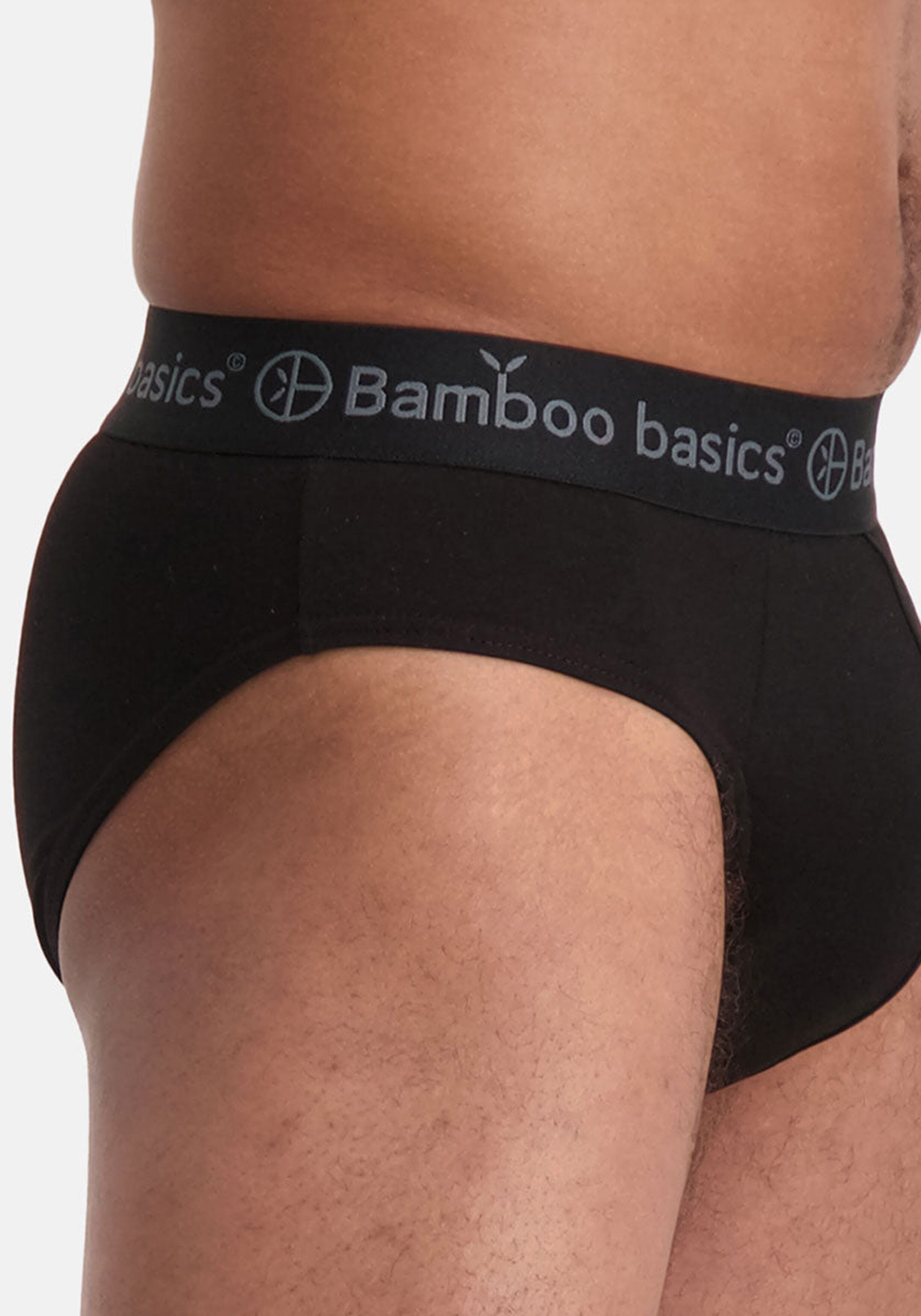 Bamboo Basics James slips (3-pack), heren slip, zwart