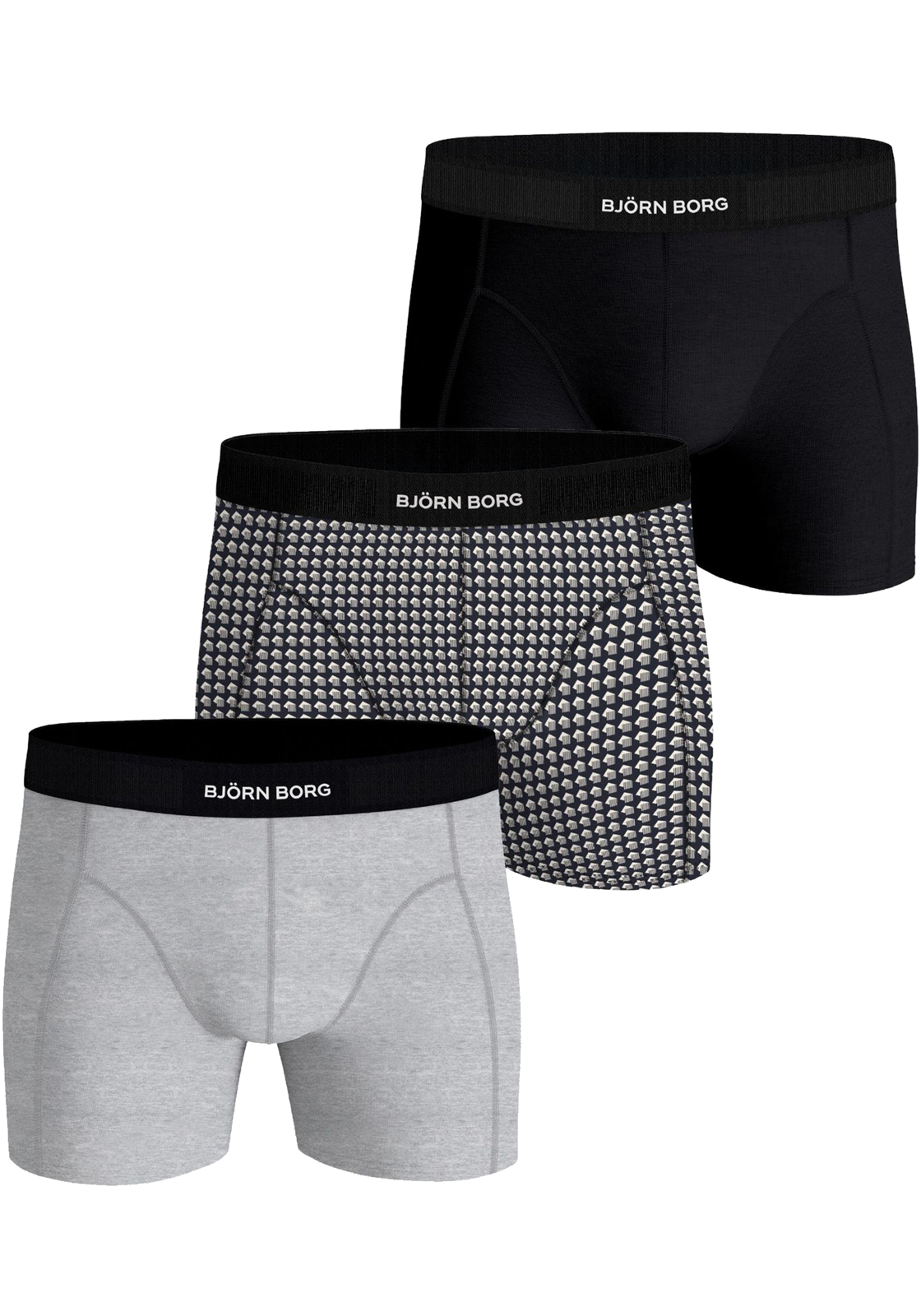 1-7321465529992-bjorn_borg_HR Bjorn Borg Cotton Stretch boxers, heren boxers normale lengte (3-pack), multicolor