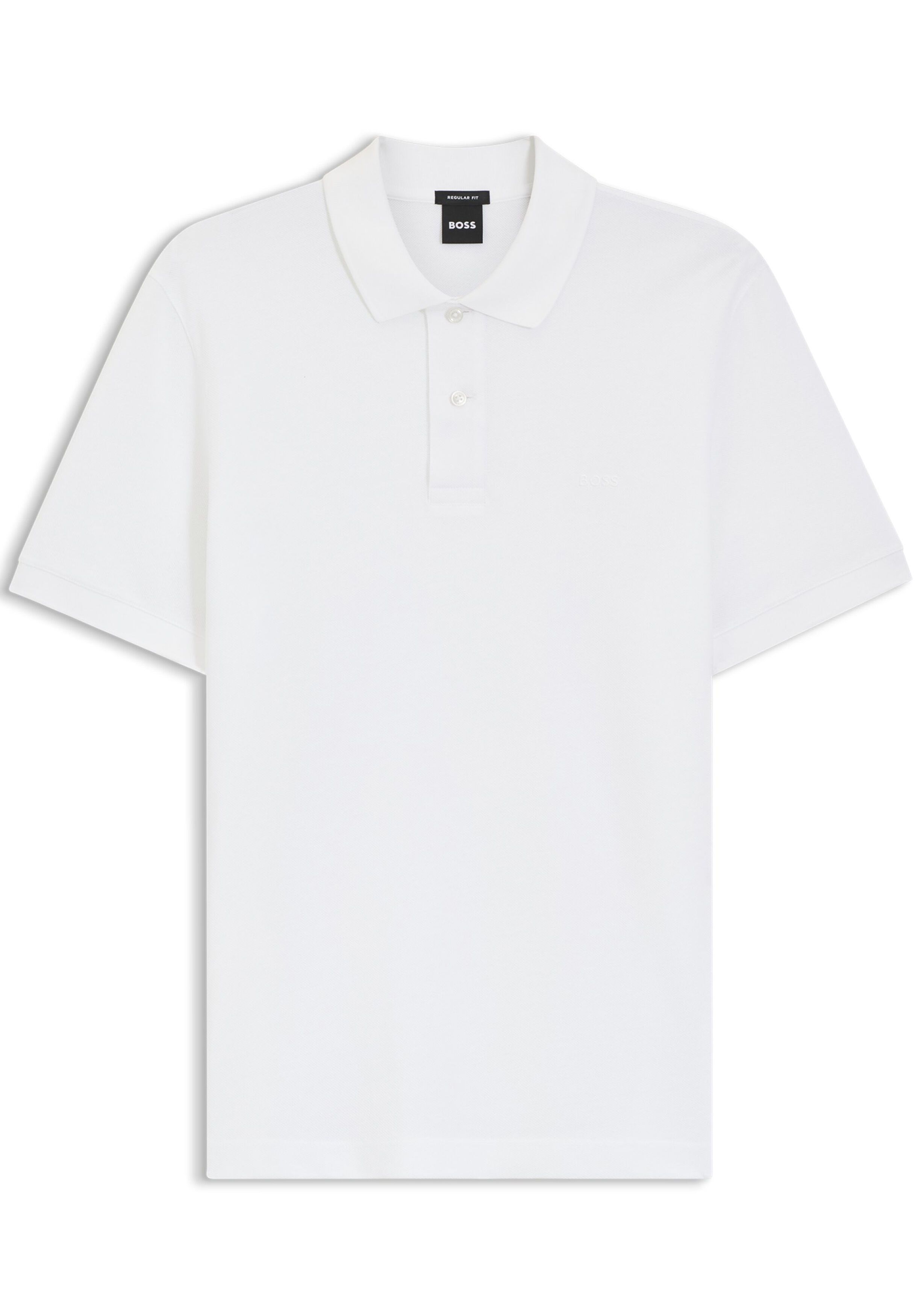 BOSS Pallas regular fit polo, pique, wit