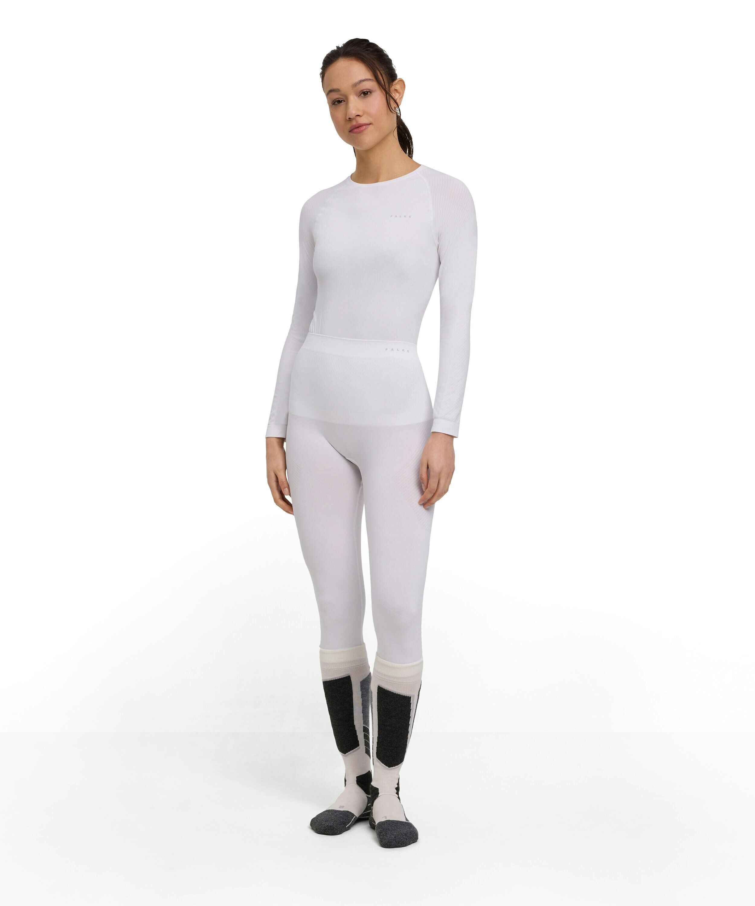 FALKE dames 3/4 tights Warm, thermobroek, wit (white)