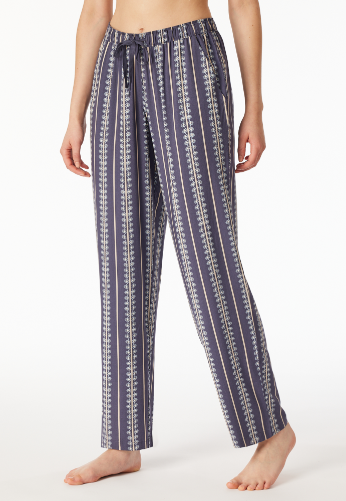 SCHIESSER dames Mix+Relax Pantalon, dames loungebroek, multicolour gestreept