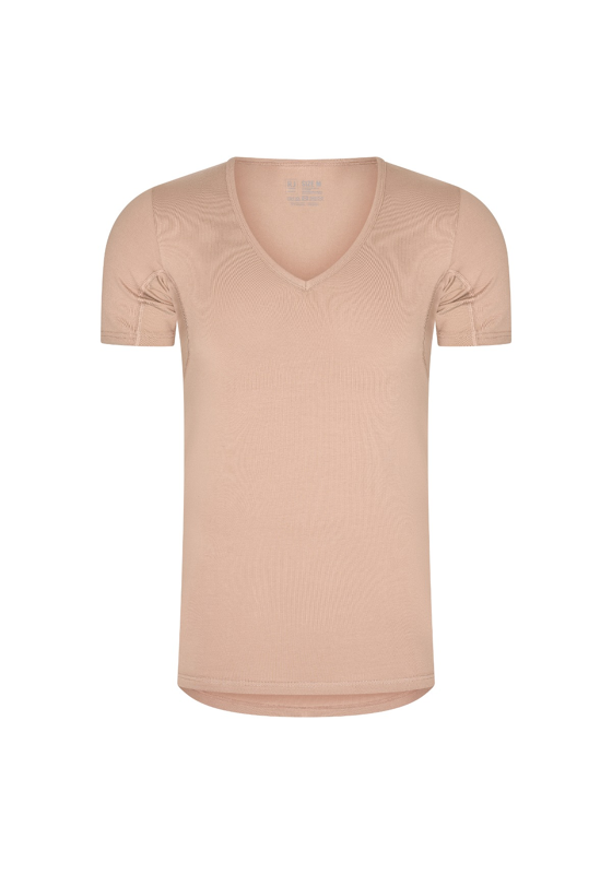 RJ Bodywear RJ Sweatproof Bergen heren T-shirt (1-pack), T-shirt met V-hals, zand RJ Bodywear RJ Sweatproof Bergen heren T-shirt (1-pack), T-shirt met V-hals, zand