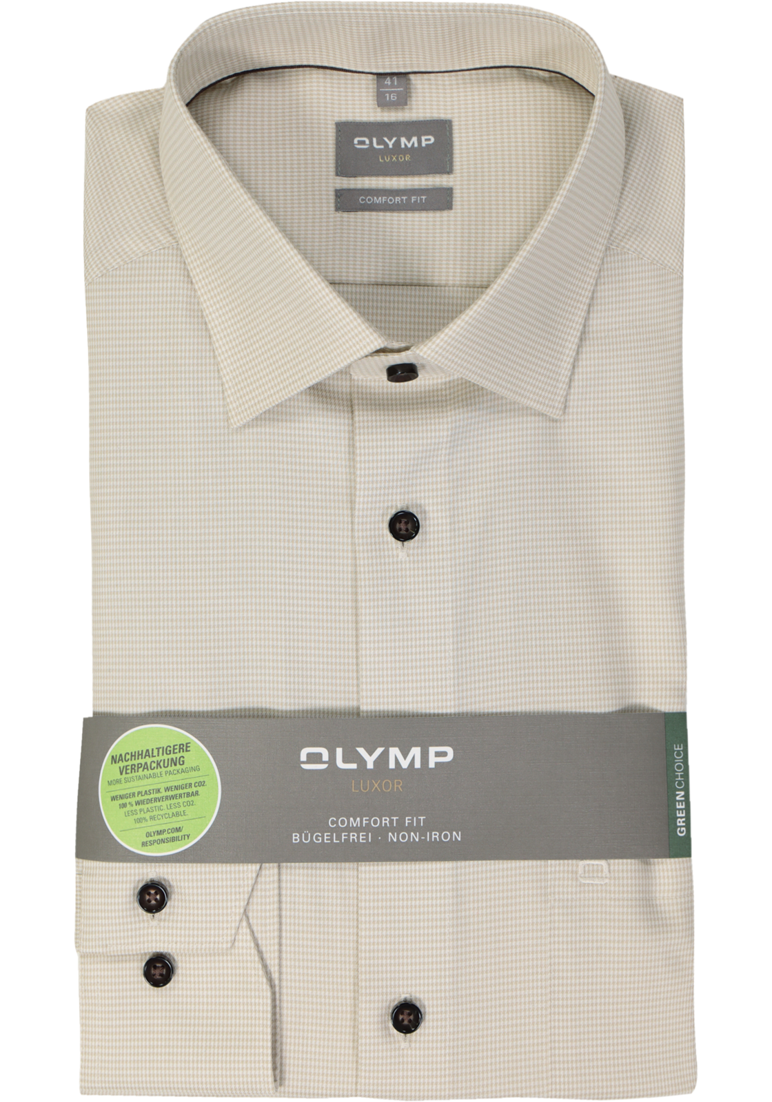 OLYMP comfort fit overhemd, structuur, heel lichtgrijs OLYMP comfort fit overhemd, structuur, heel lichtgrijs