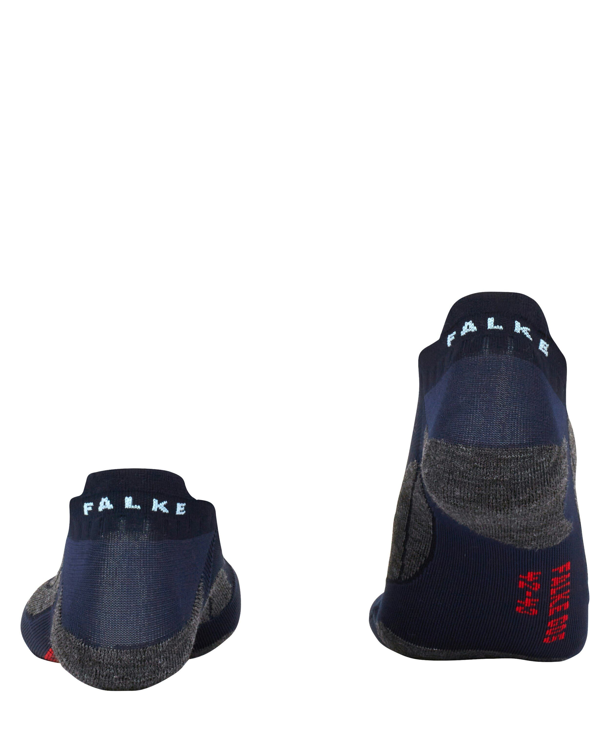 FALKE GO5 Invisible heren Golf kousenvoetjes, blauw (space blue)