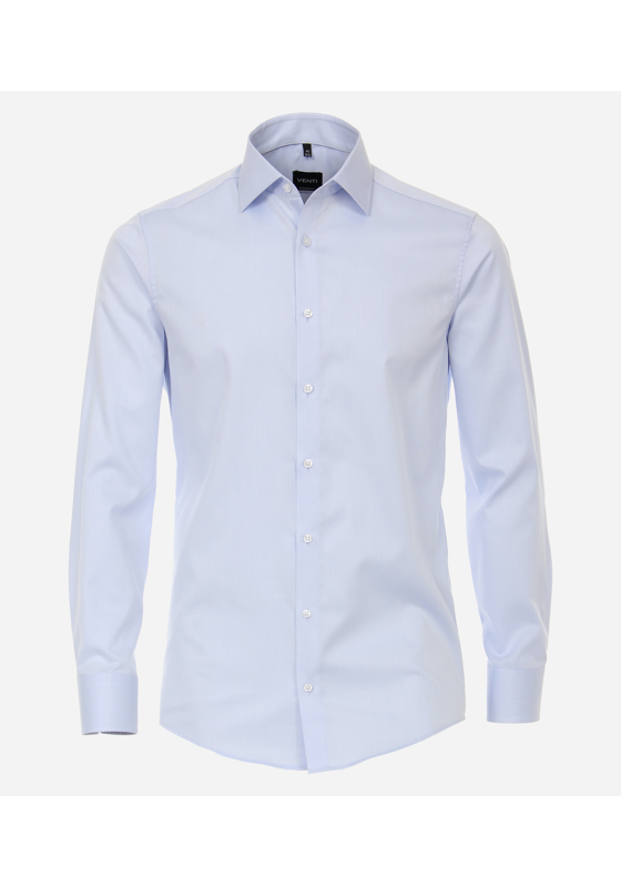 VENTI modern fit overhemd, mouwlengte 72 cm, twill, blauw VENTI modern fit overhemd, mouwlengte 72 cm, twill, blauw