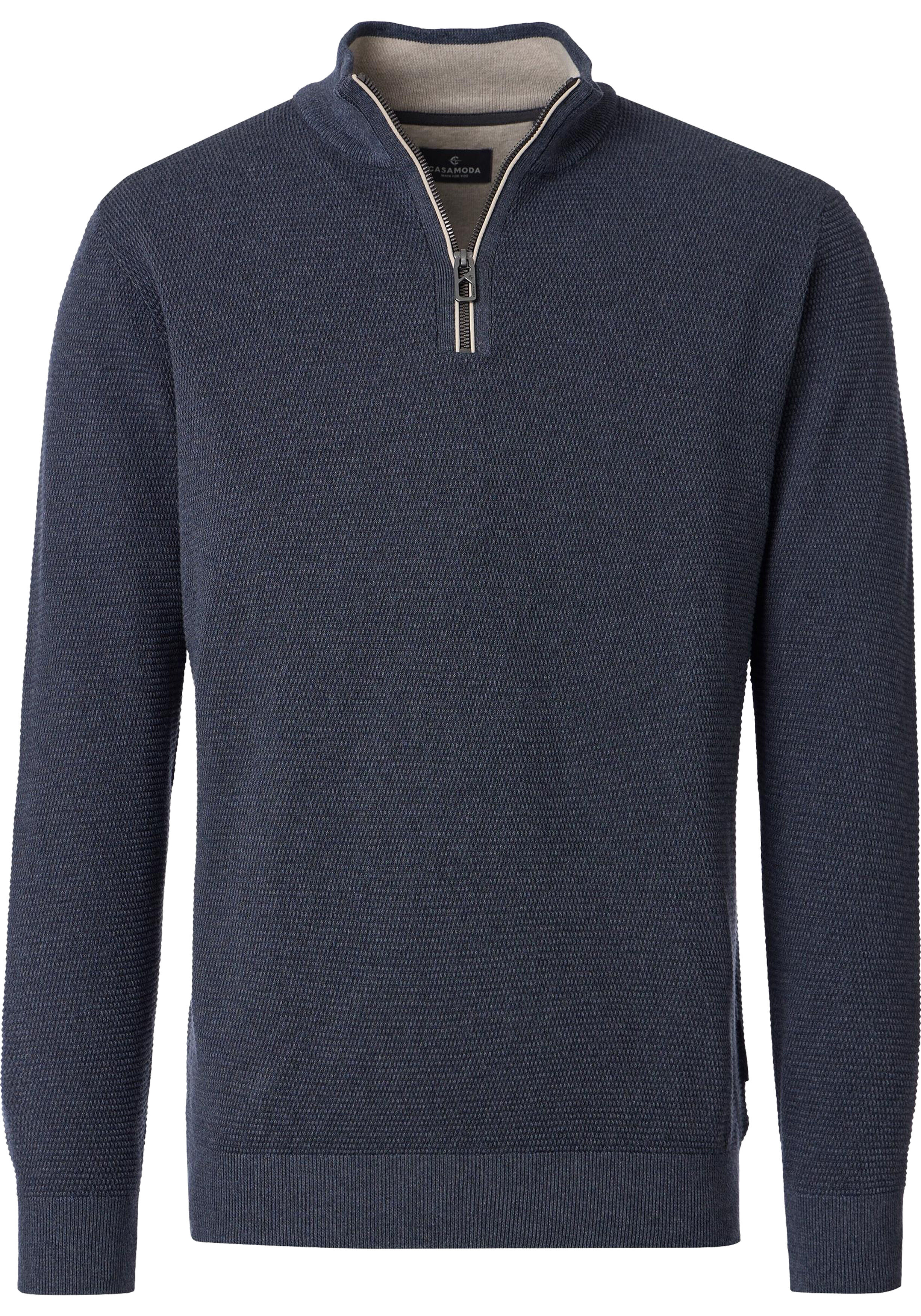 CASA MODA comfort fit schipperstrui, donkerblauw
