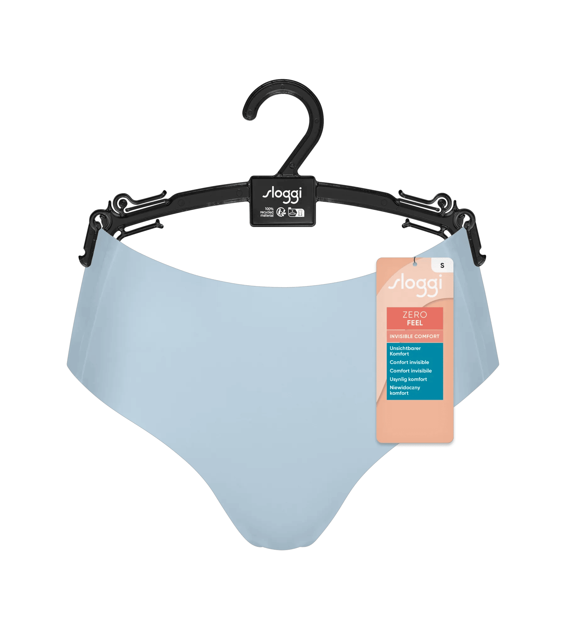 Sloggi Women ZERO Feel 2.0 High waist (1-pack), dames slip, lichtblauw