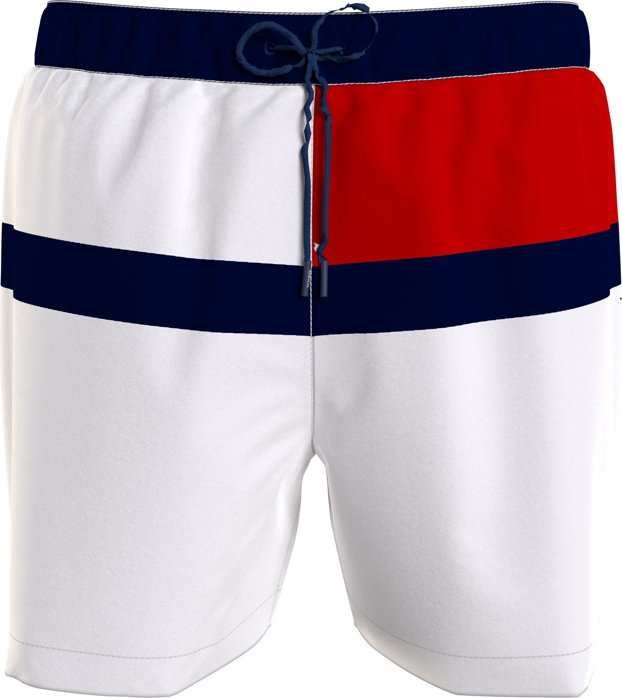 Tommy Hilfiger Medium Drawstring swimshort, heren zwembroek, wit