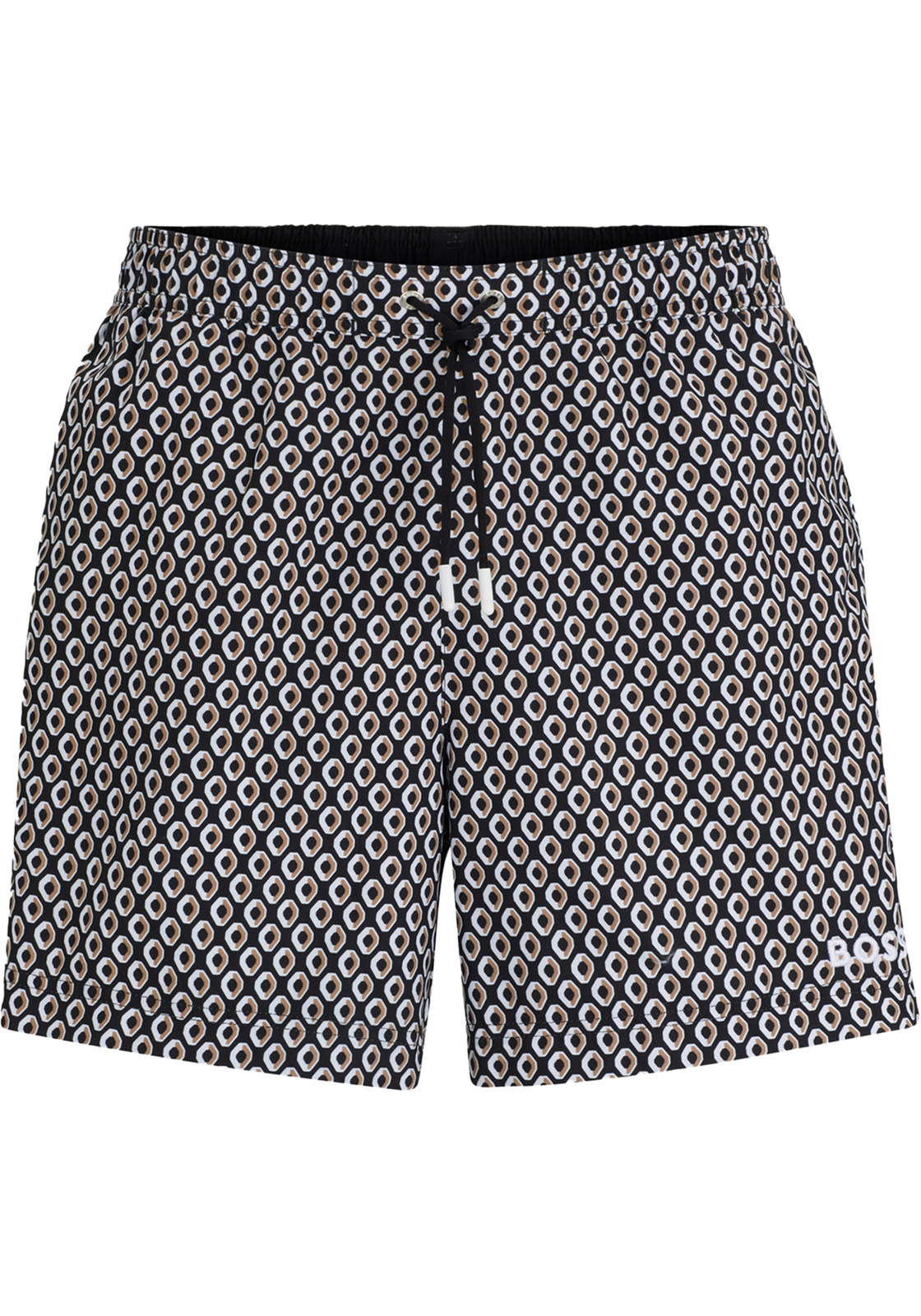 1-4063539658650-shorts-hugo_boss_HR HUGO BOSS Vibe swim shorts, heren zwembroek, zwart dessin