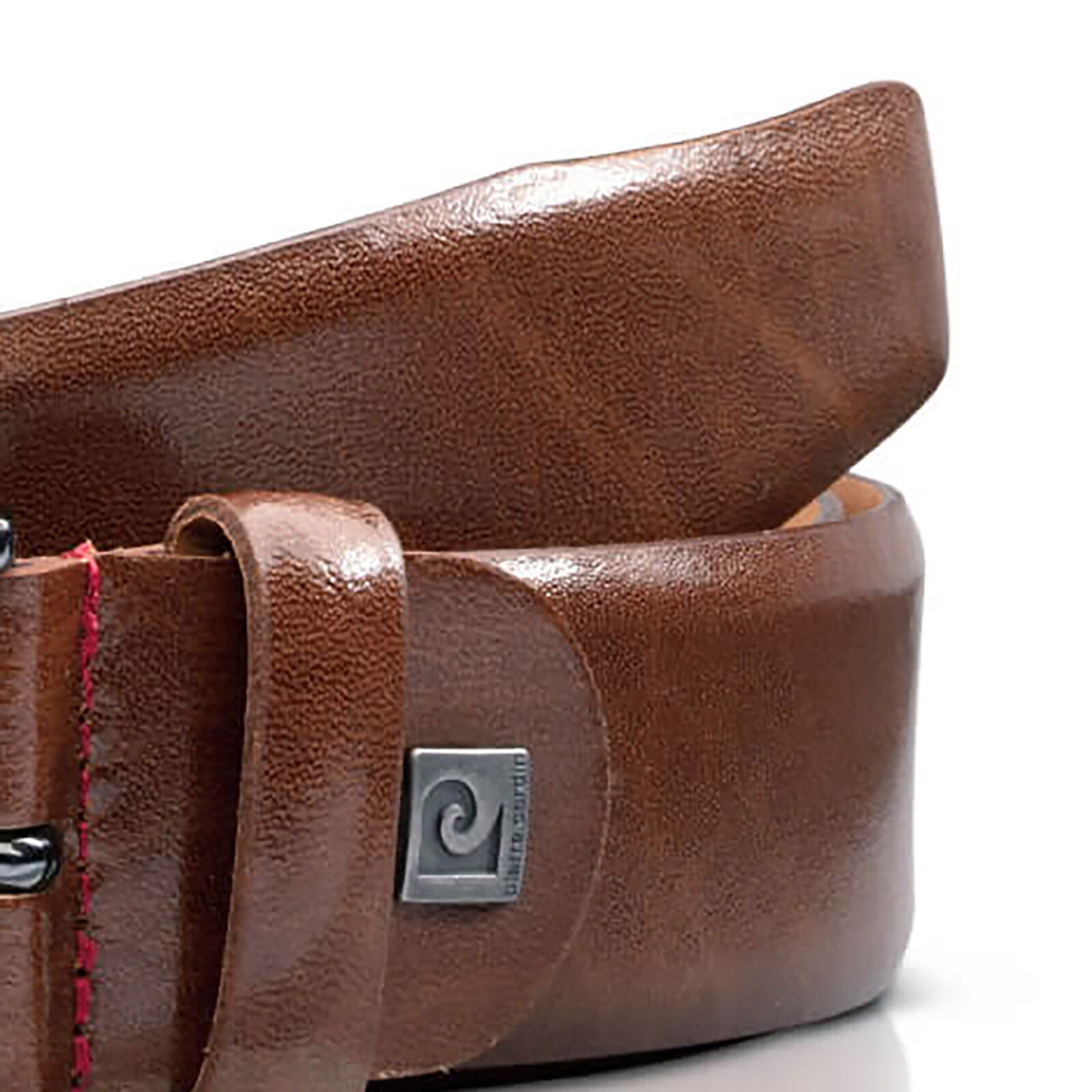 PIERRE CARDIN leren heren riem, cognac