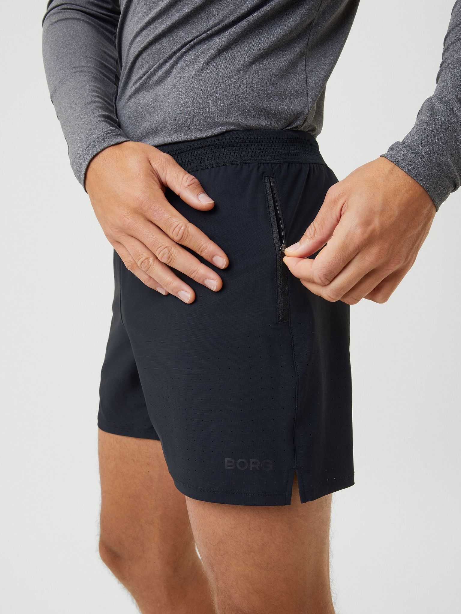 Bjorn Borg Tech Shorts, heren broek kort, zwart