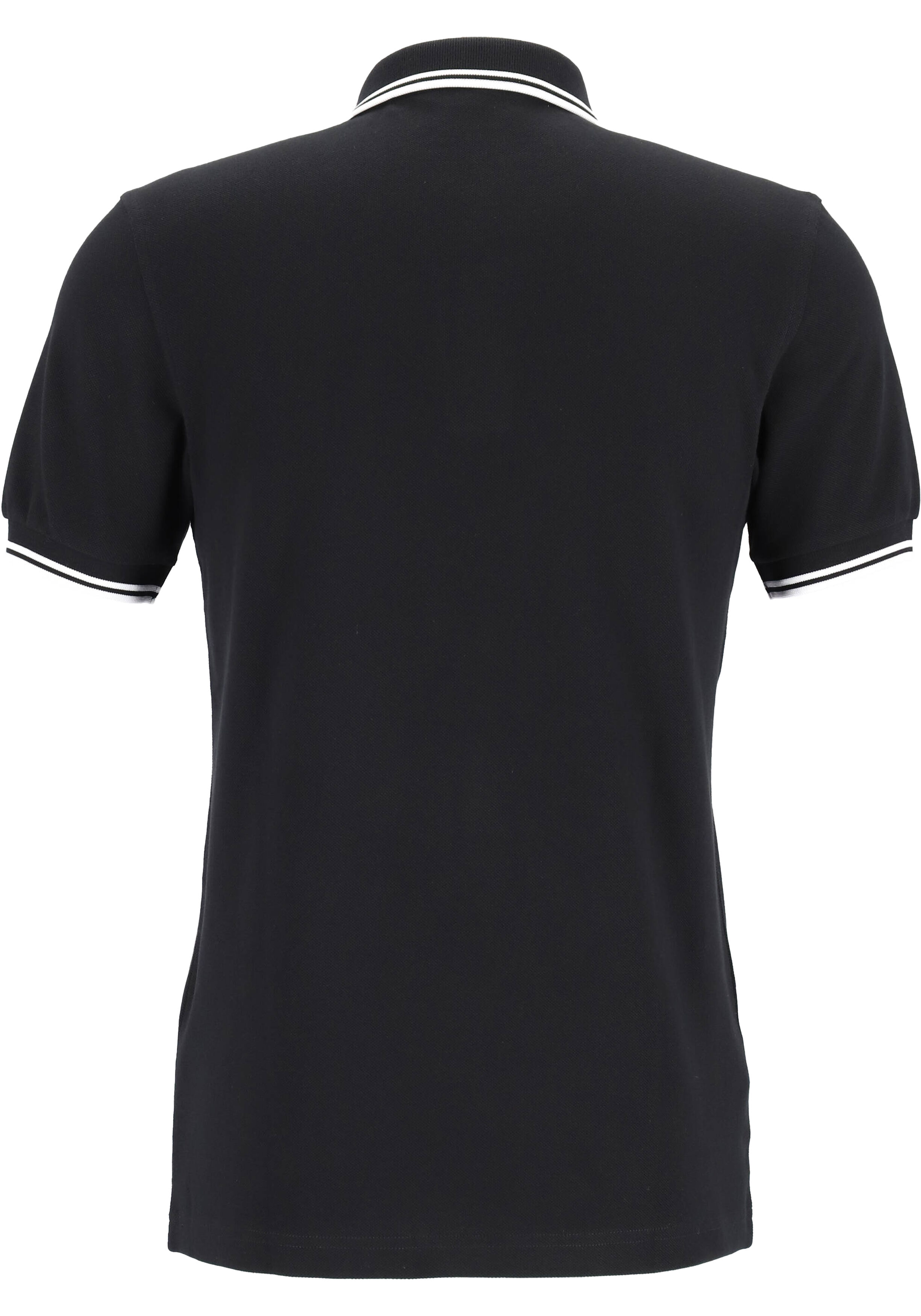 Fred Perry M3600 polo twin tipped shirt, heren polo, Black / White / White
