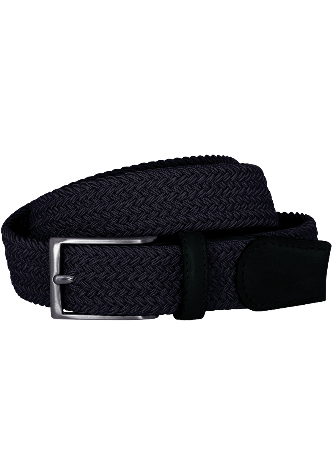 1-4032057130597-lindenmann-riem_HR LINDENMANN elastische heren riem, marineblauw