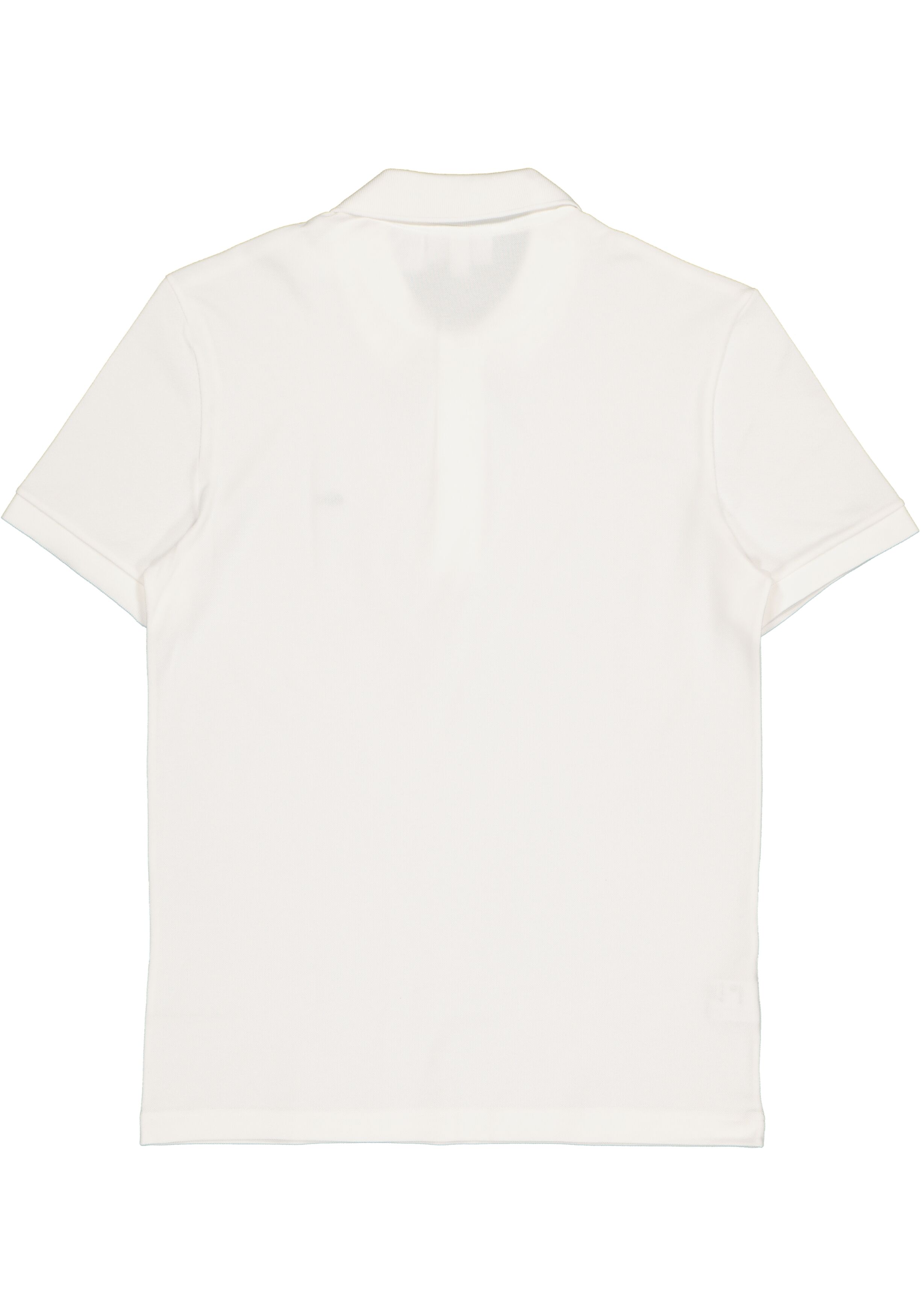 Lacoste stretch slim fit polo, heren polo extra getailleerd, wit