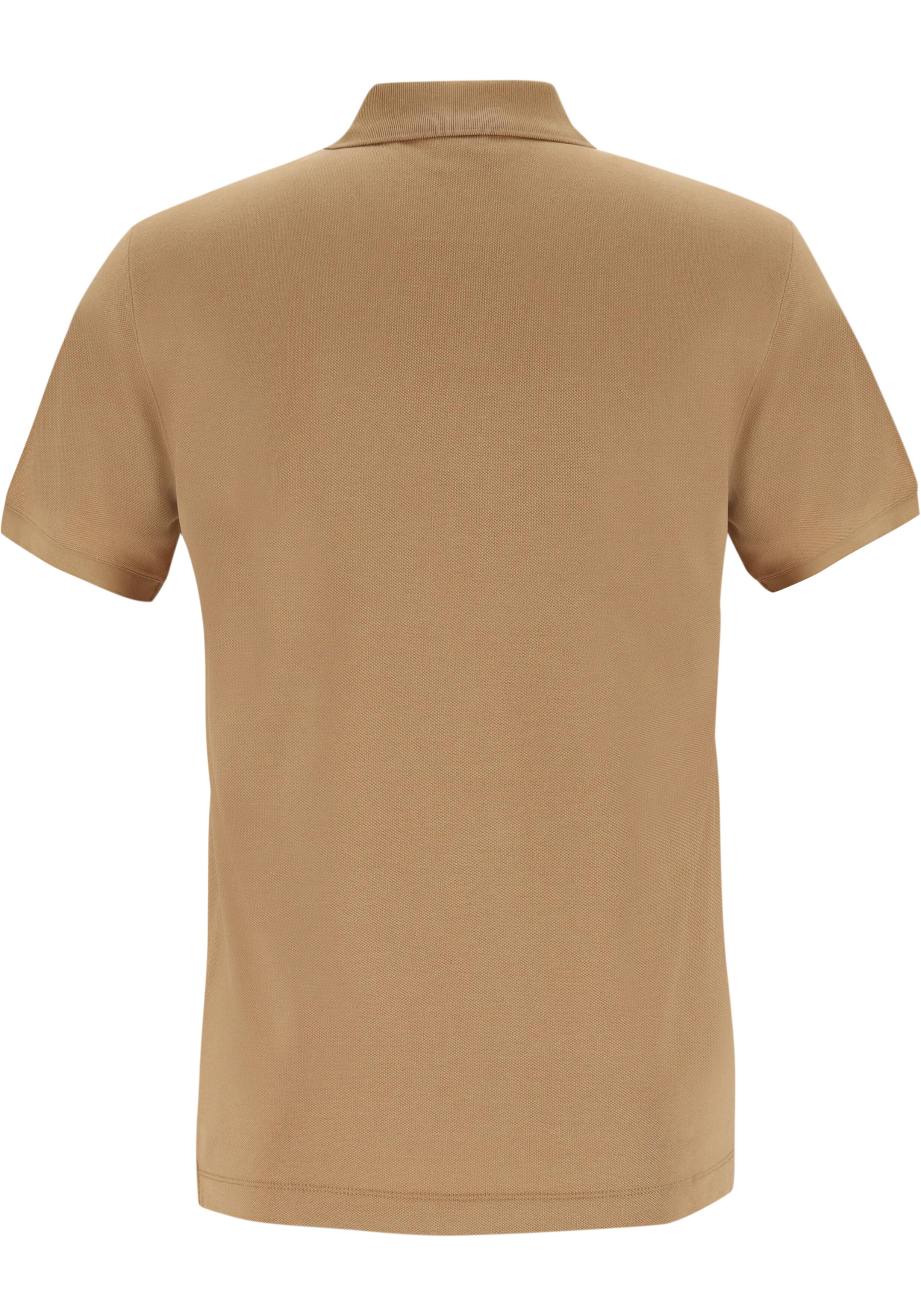 BOSS Pallas regular fit polo, pique, midden beige