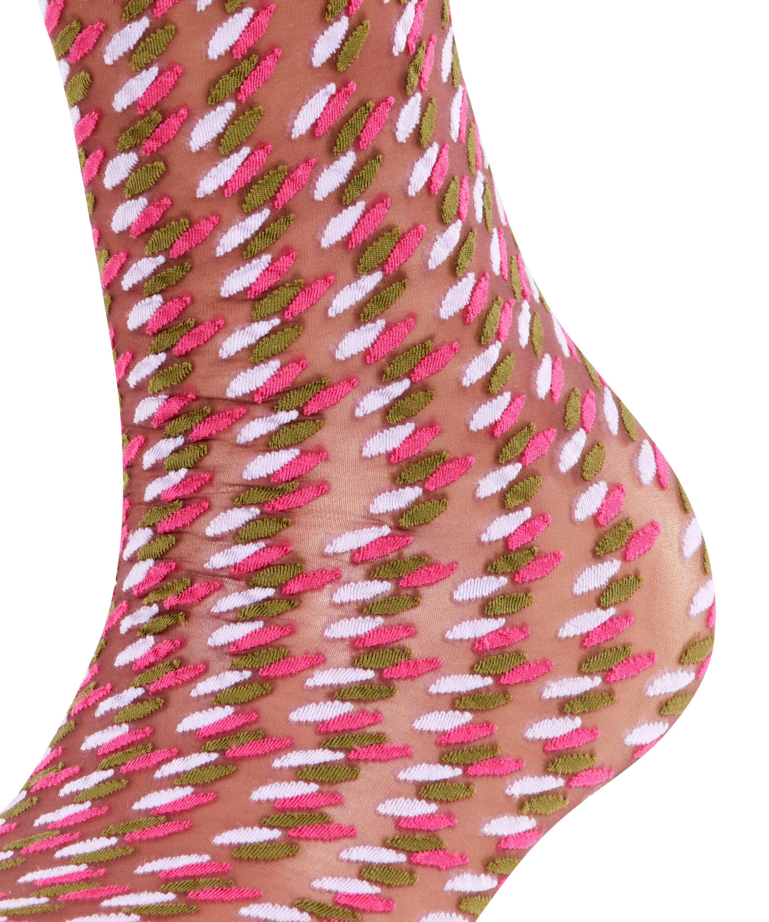 FALKE Socialite 30 DEN dames kniekousen, rood (wine must)