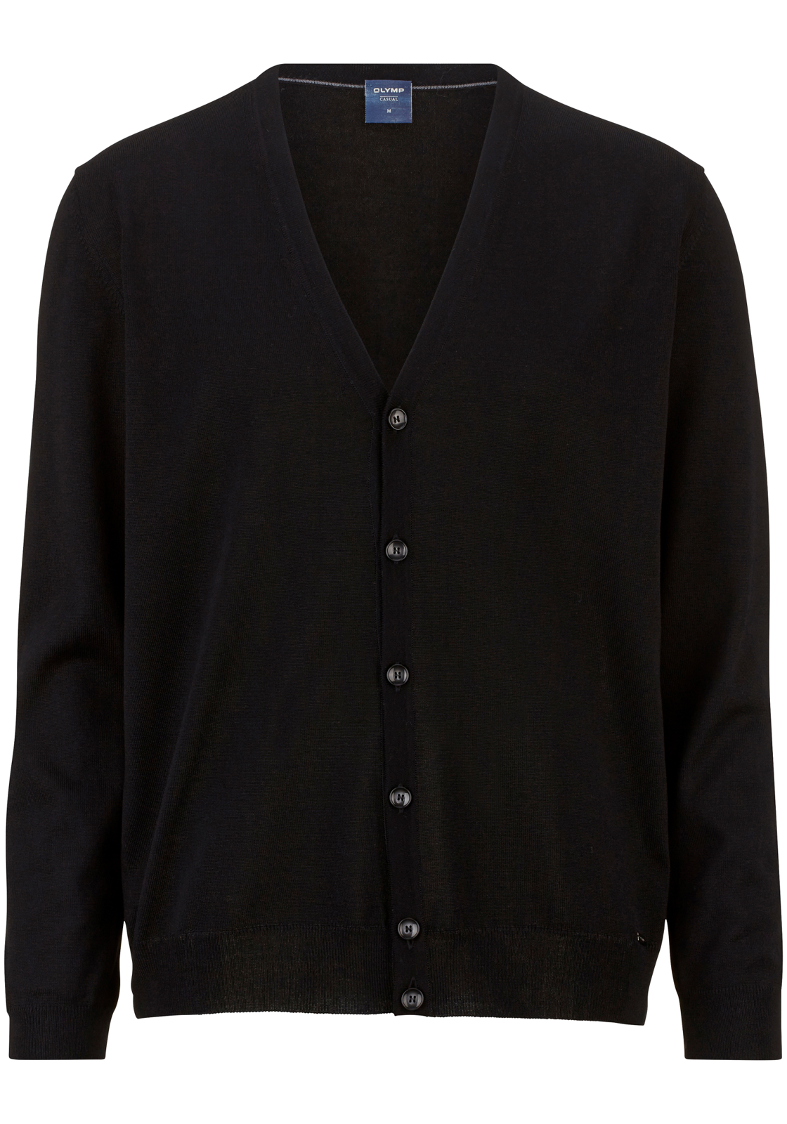 OLYMP modern fit vest wol, zwart OLYMP modern fit vest wol, zwart