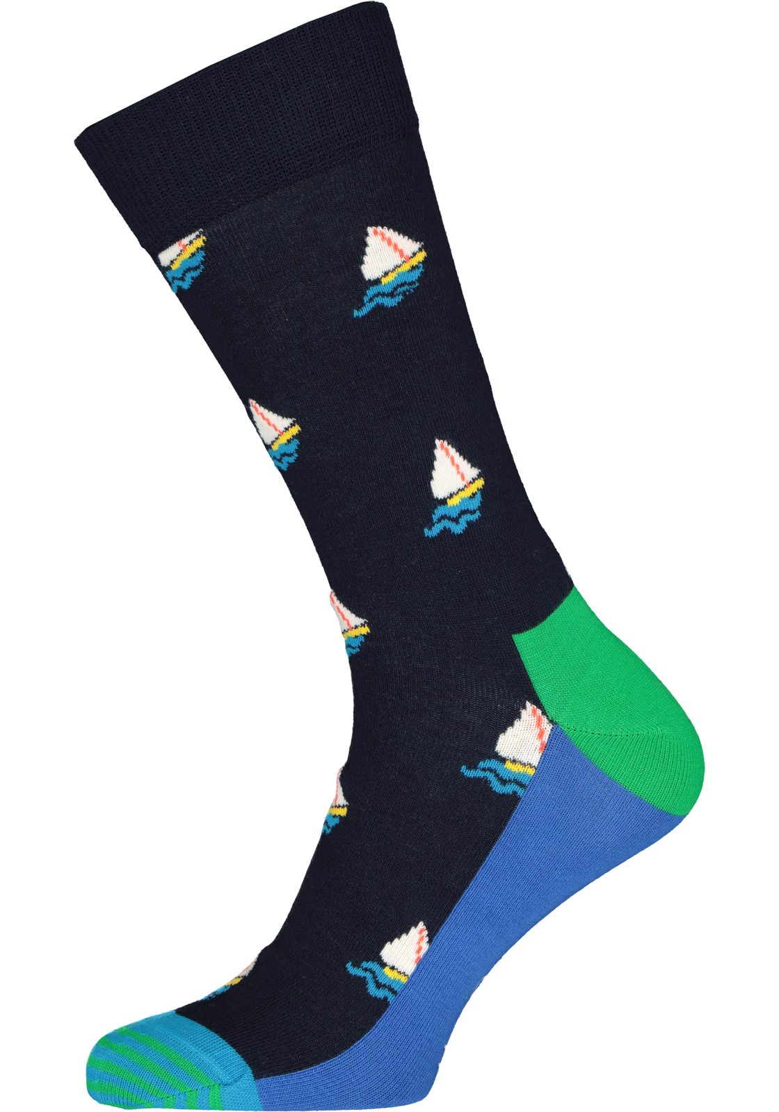 4-7333102504934_happy_socks_giftset_HR Happy Socks Sail Away Gift Set (2-pack), blauw vakantiegevoel