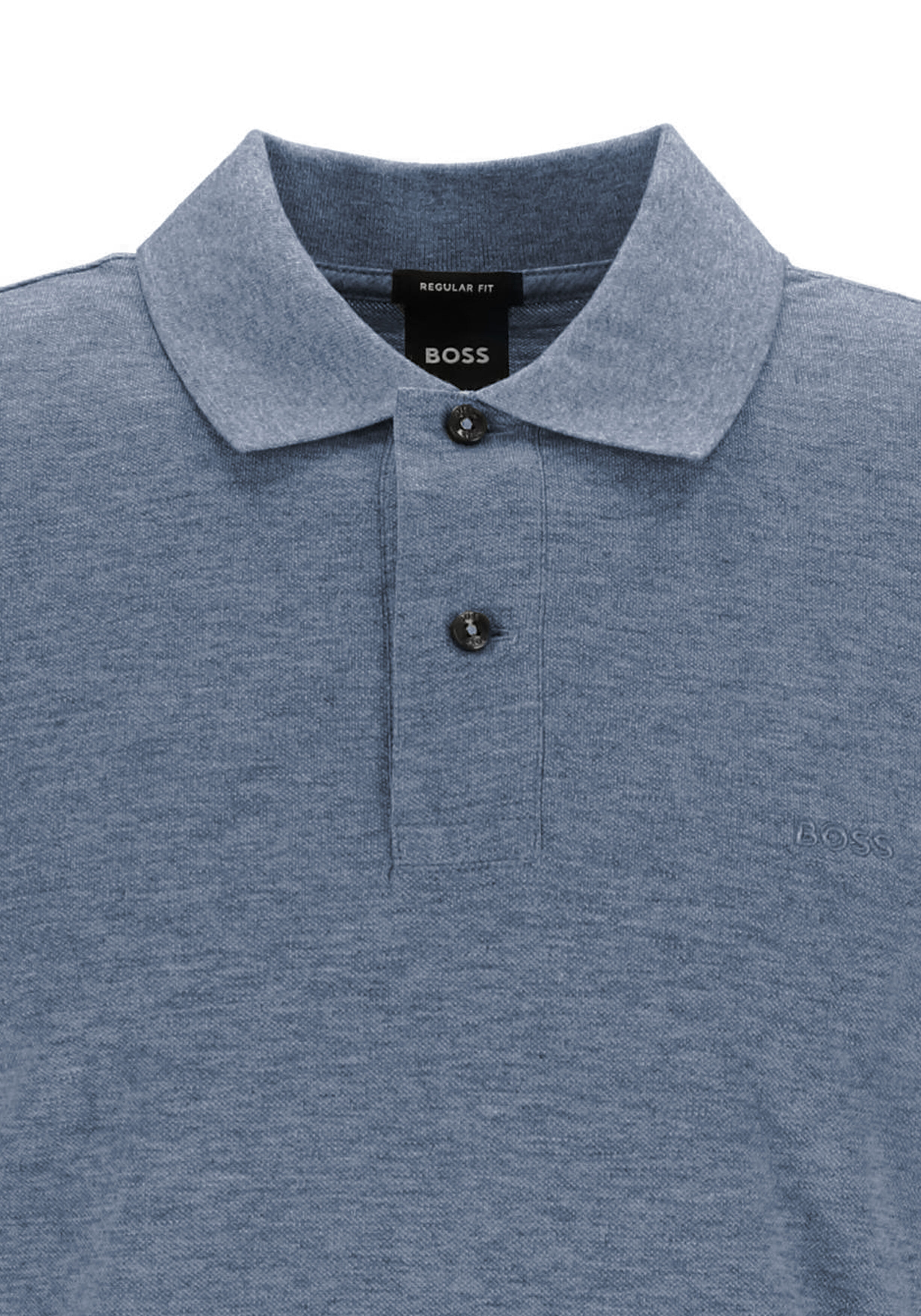 BOSS Pallas regular fit polo, pique, blauw