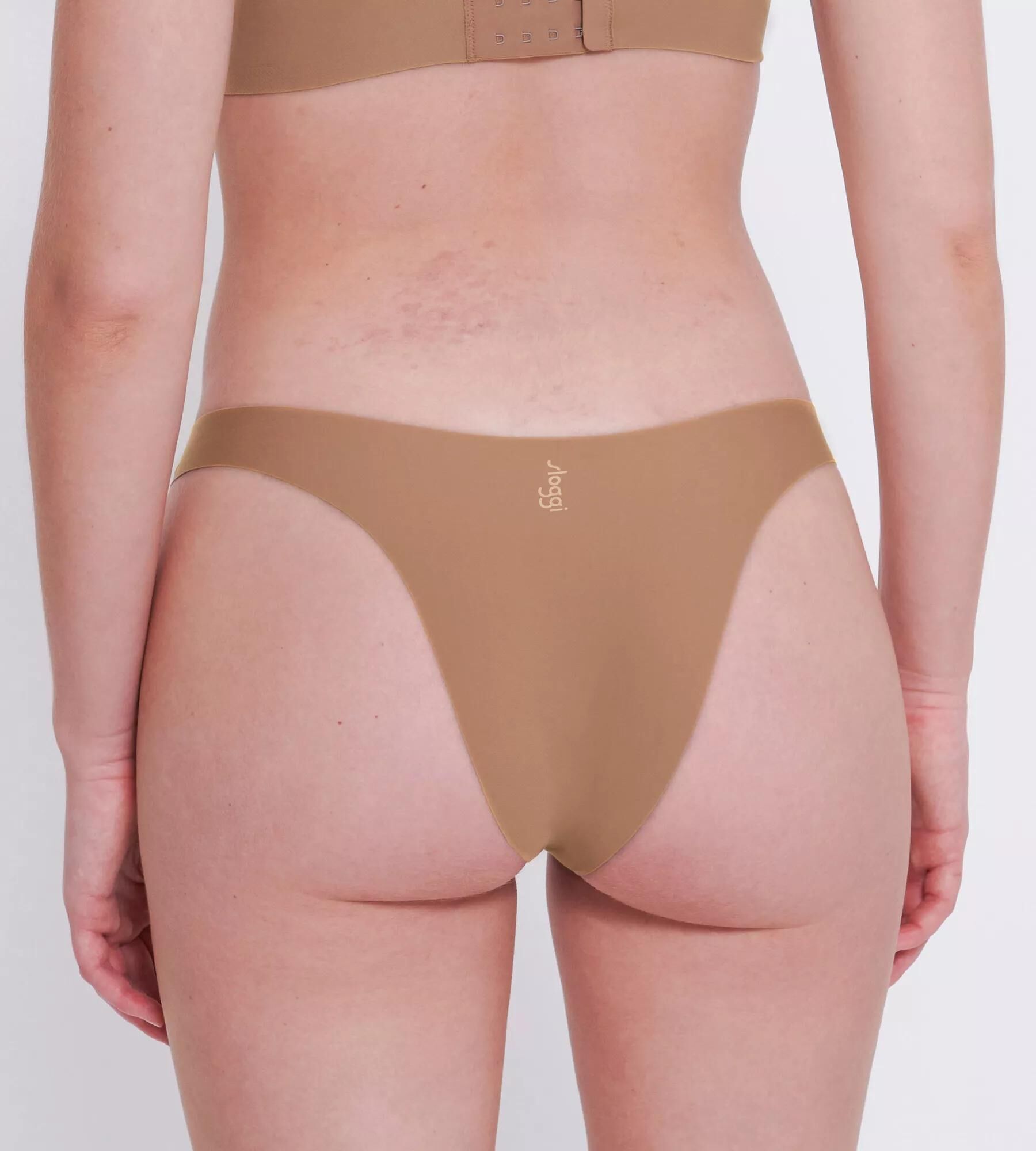 Sloggi Women ZERO Feel 2.0 Tiny tanga (1-pack), dames slip, lichtbruin