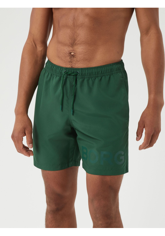 Bjorn Borg Swim Shorts, heren zwembroek, groen Bjorn Borg Swim Shorts, heren zwembroek, groen