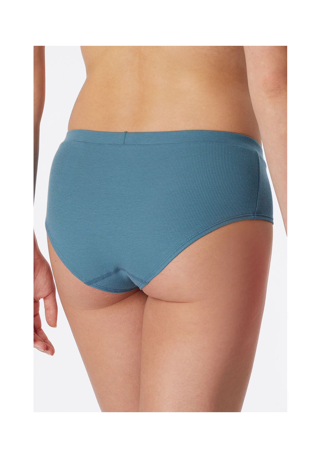 image_4_179884-808_1_1280x1280 SCHIESSER Pure Rib slip (1-pack), dames pantybroek dubbelrib organic cotton blauwgrijs