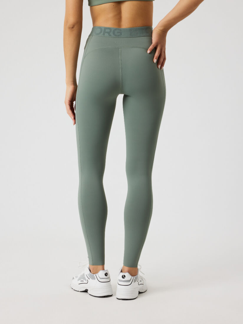 Bjorn Borg dames Tights, dames sportlegging, groen