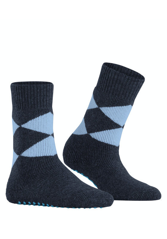 Burlington Cosy Argyle damessokken, blauw (midnight) Burlington Cosy Argyle damessokken, blauw (midnight)