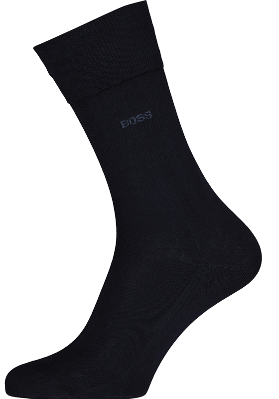 BOSS George uni (1-pack), herensokken katoen, donkerblauw BOSS George uni (1-pack), herensokken katoen, donkerblauw