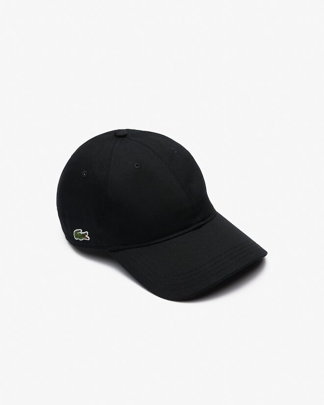 Lacoste cap, unisex pet, zwart