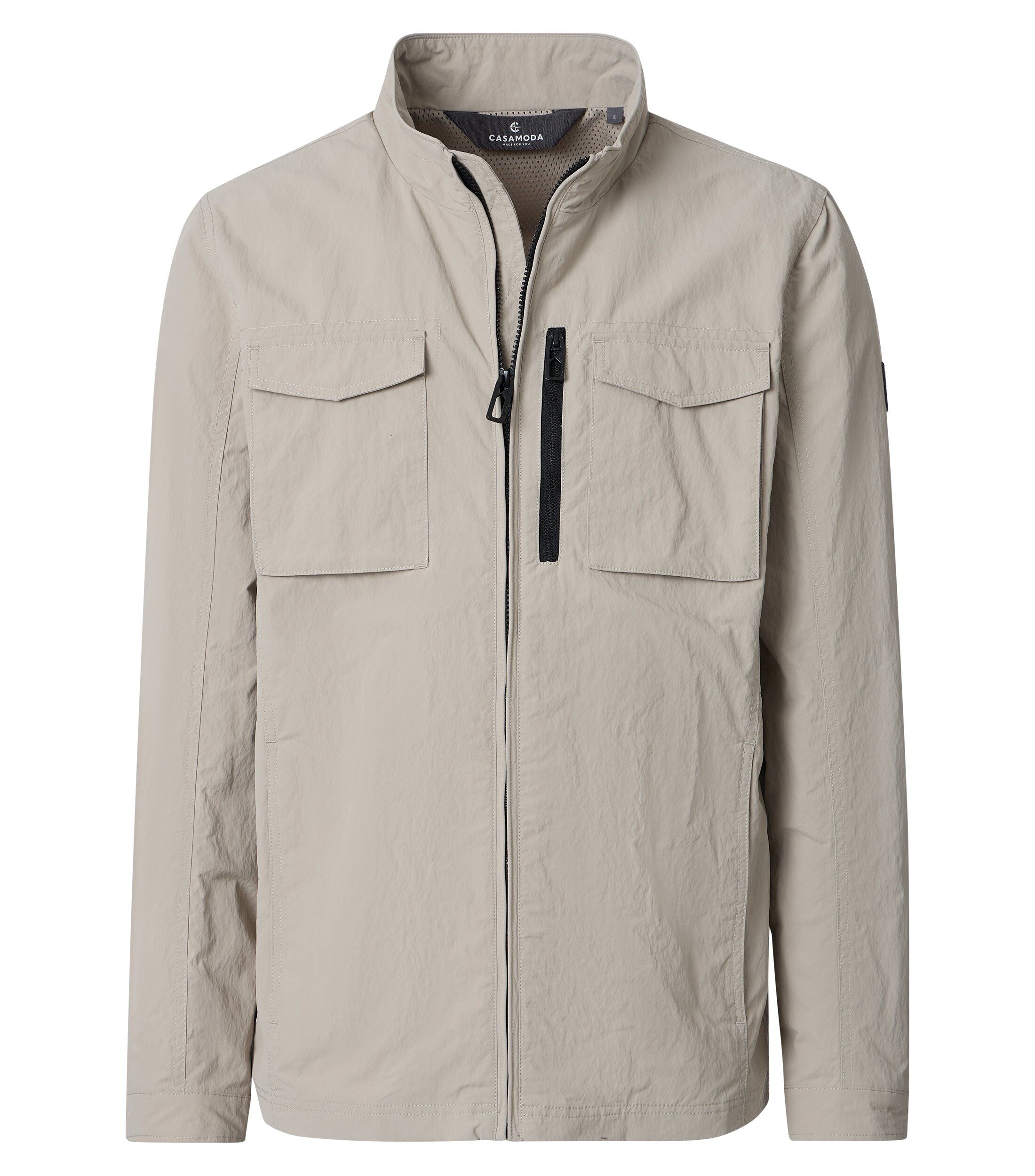 CASA MODA comfort fit tussenjas, beige, zwart