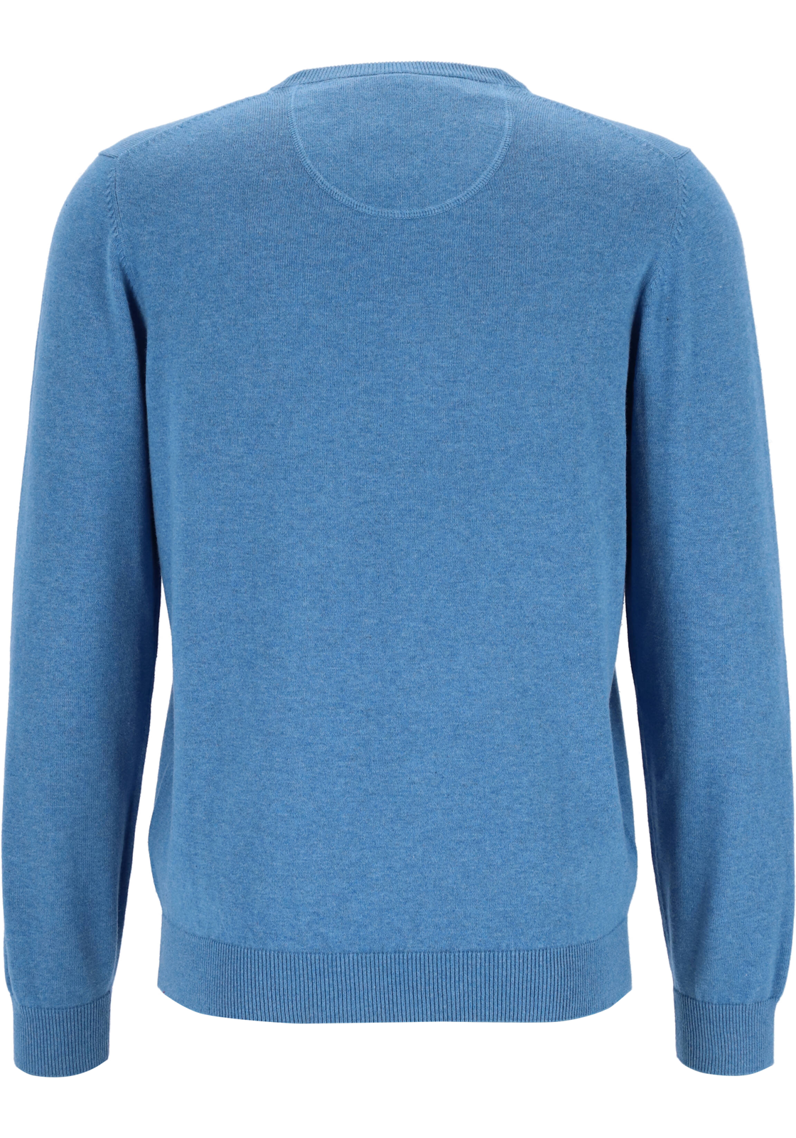 3-4055987106777-marvelis-4_Foto_Marvelis_trui_blauw_HR MARVELIS modern fit trui katoen, V-hals, lichtblauw