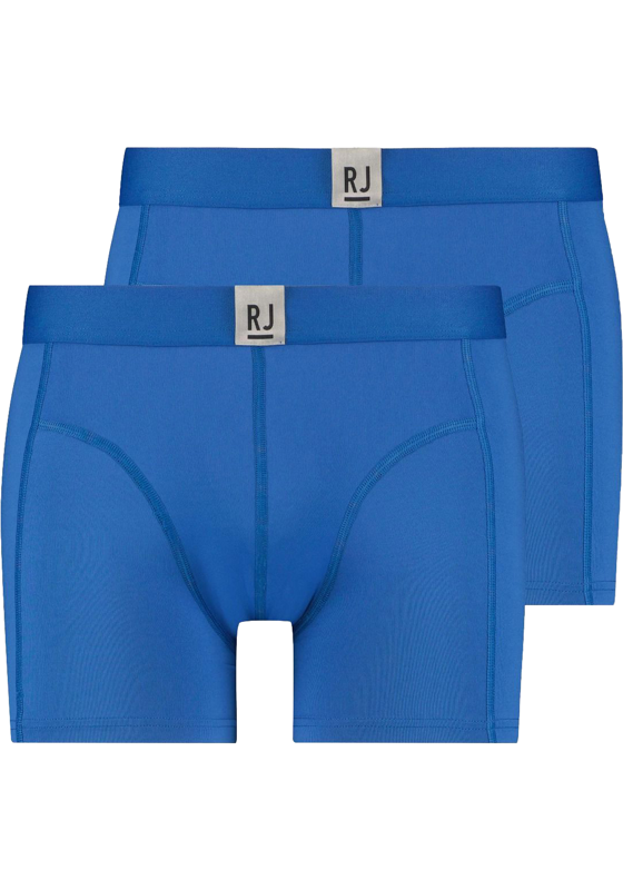 RJ Bodywear Pure Color Jort boxer (2-pack), heren boxer lang, kobaltblauw RJ Bodywear Pure Color Jort boxer (2-pack), heren boxer lang, kobaltblauw