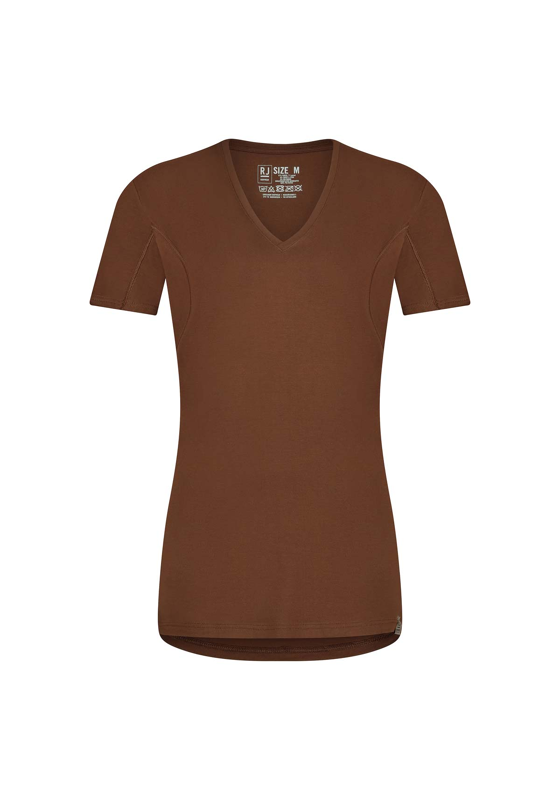 RJ Bodywear RJ Sweatproof Copenhagen heren T-shirt (1-pack), T-shirt met V-hals, espresso bruin RJ Bodywear RJ Sweatproof Copenhagen heren T-shirt (1-pack), T-shirt met V-hals, espresso bruin