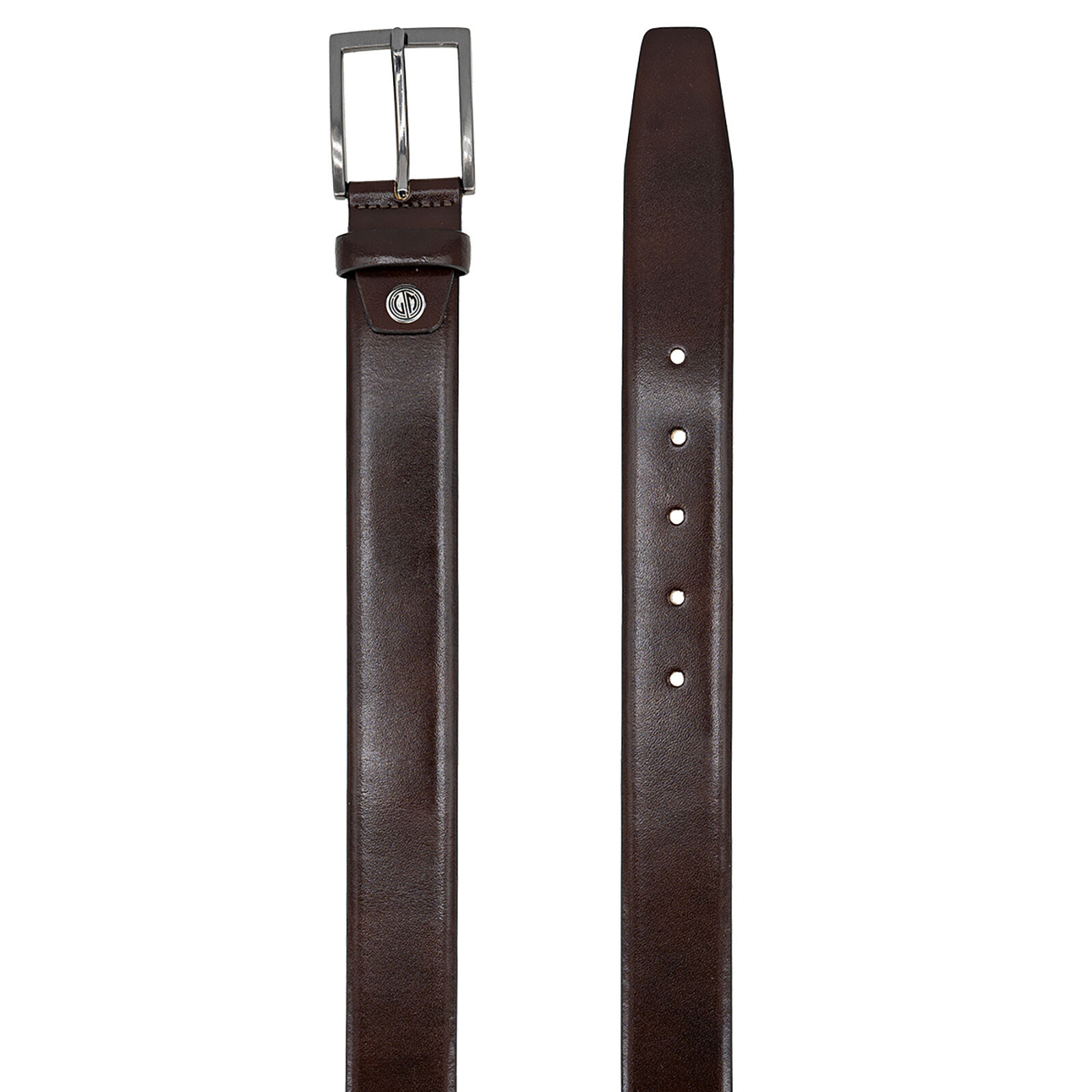 LINDENMANN leren heren riem, bruin