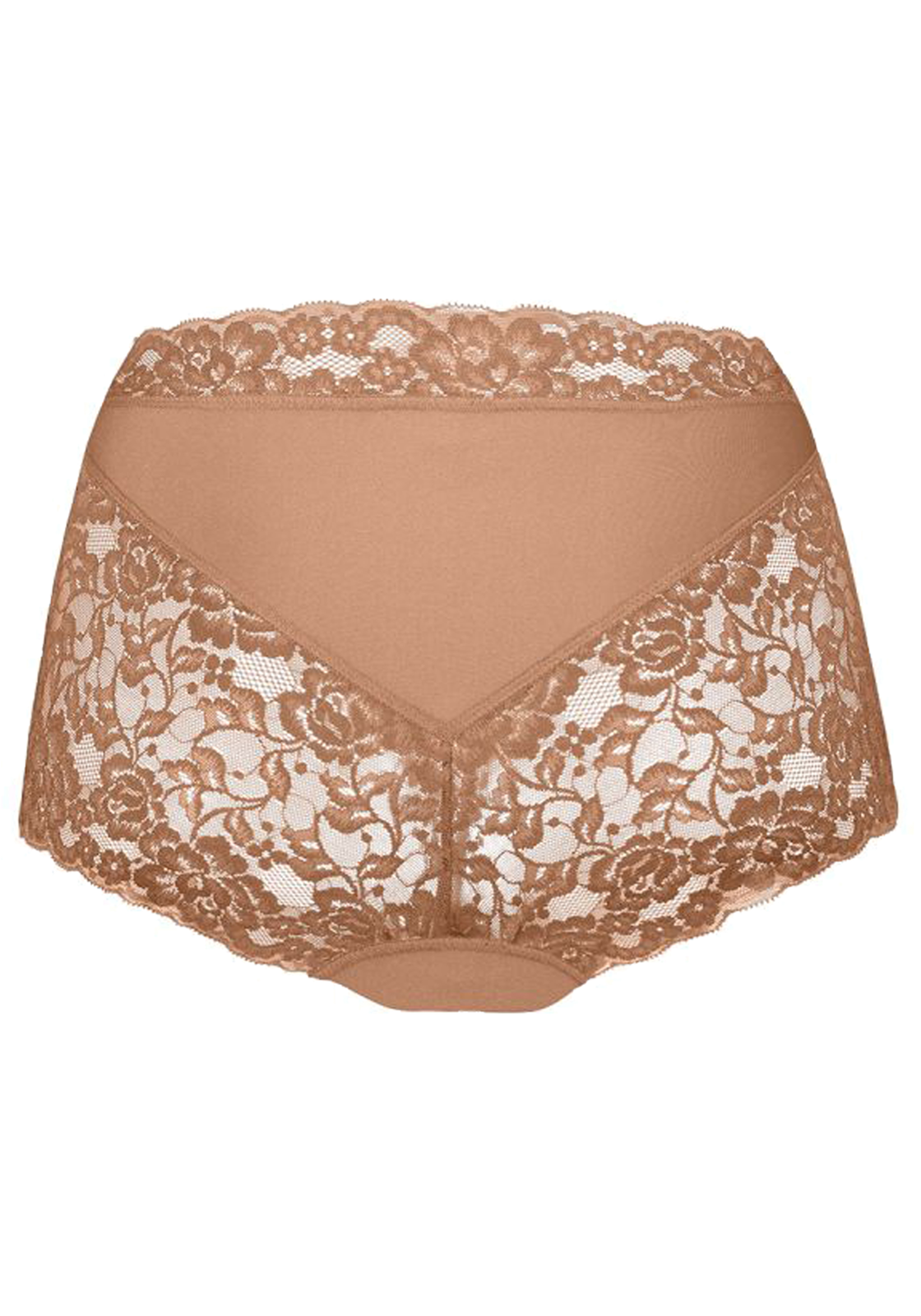 TEN CATE Secrets Lace women high waist met kant (1-pack), dames High waist hoge taille, hazelnoot TEN CATE Secrets Lace women high waist met kant (1-pack), dames High waist hoge taille, hazelnoot