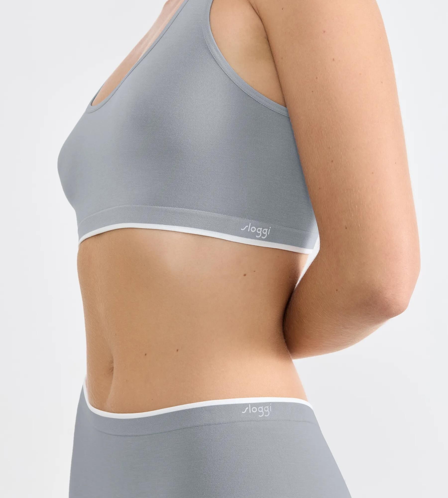 Sloggi Women GO Sense Top, bralette, grijs