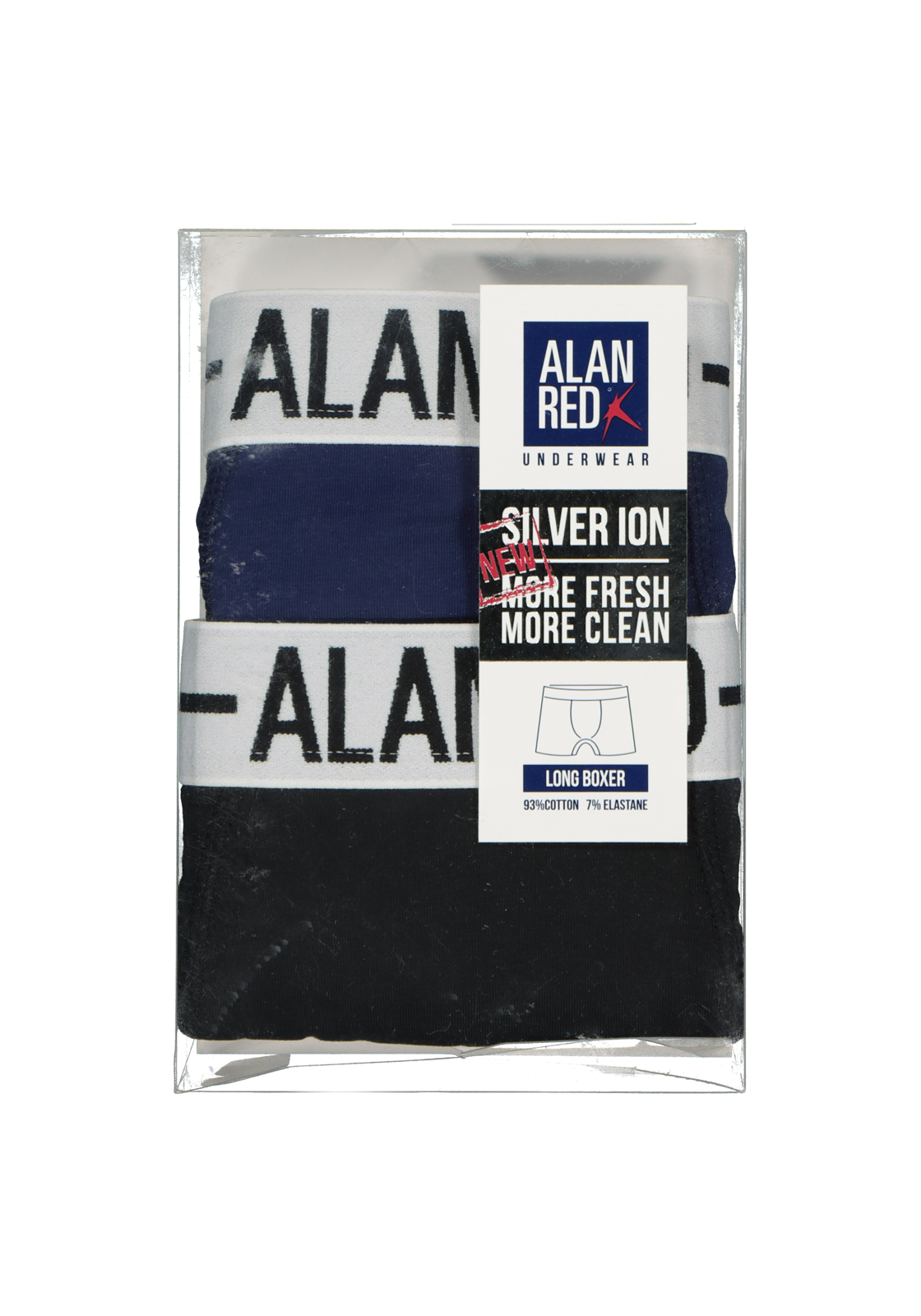 4-8034134000614_alan-red-boxer_HR ALAN RED boxershorts (2-pack), zwart / blauw