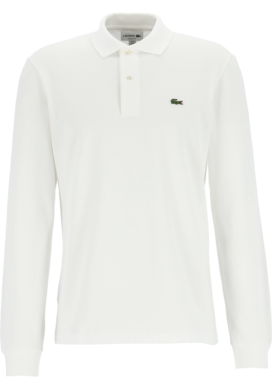 Lacoste Classic Fit polo lange mouw, wit Lacoste Classic Fit polo lange mouw, wit