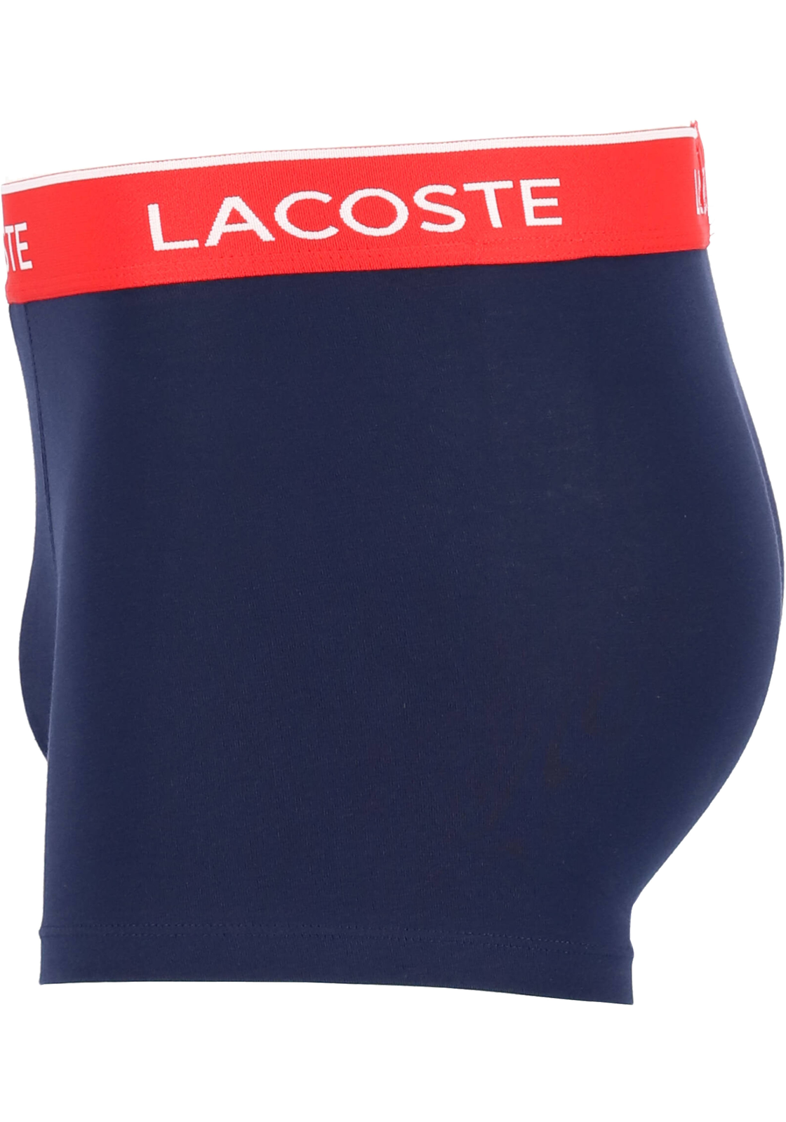 3-3665926962701-lacoste-LACOSTE_5H3401HY0_rood_4fotos_3p_HR Lacoste Boxer Trunks (3-pack), heren boxers kort, blauw met gekleurde tailleband