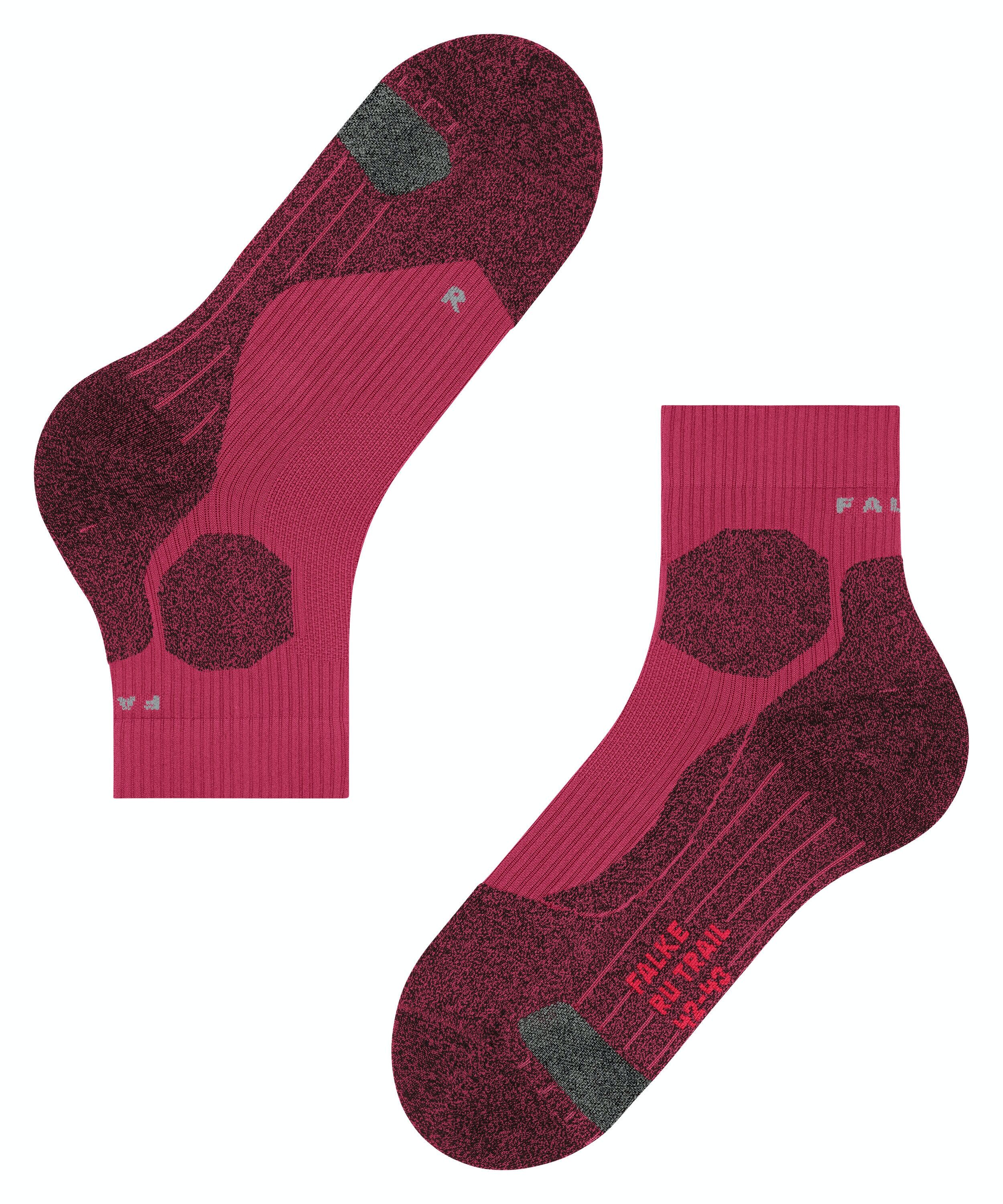 FALKE RU Trail Grip Women dames running sokken, roze (rose)