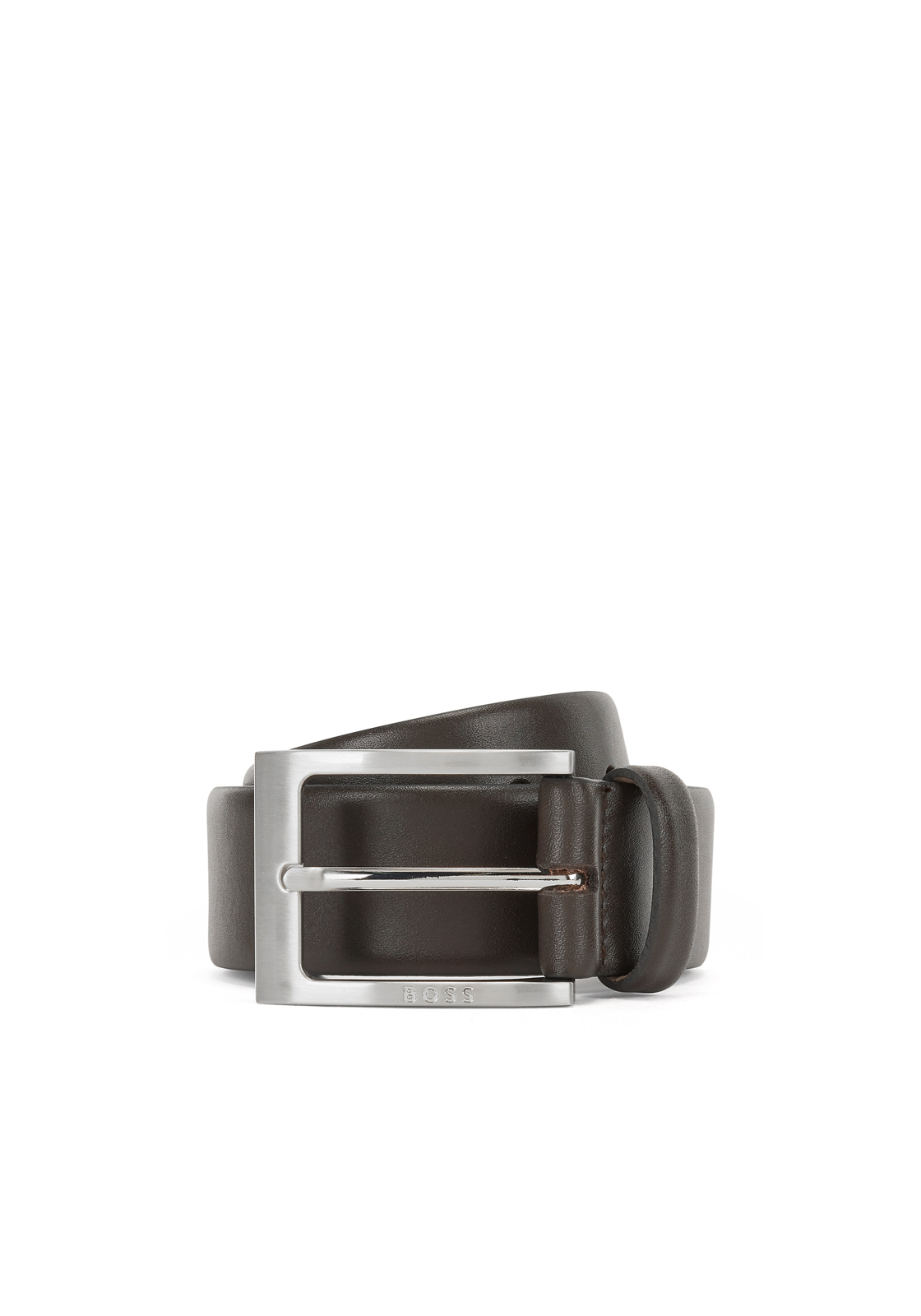 image_3_50470787_203_200f BOSS leren heren riem, donkerbruin