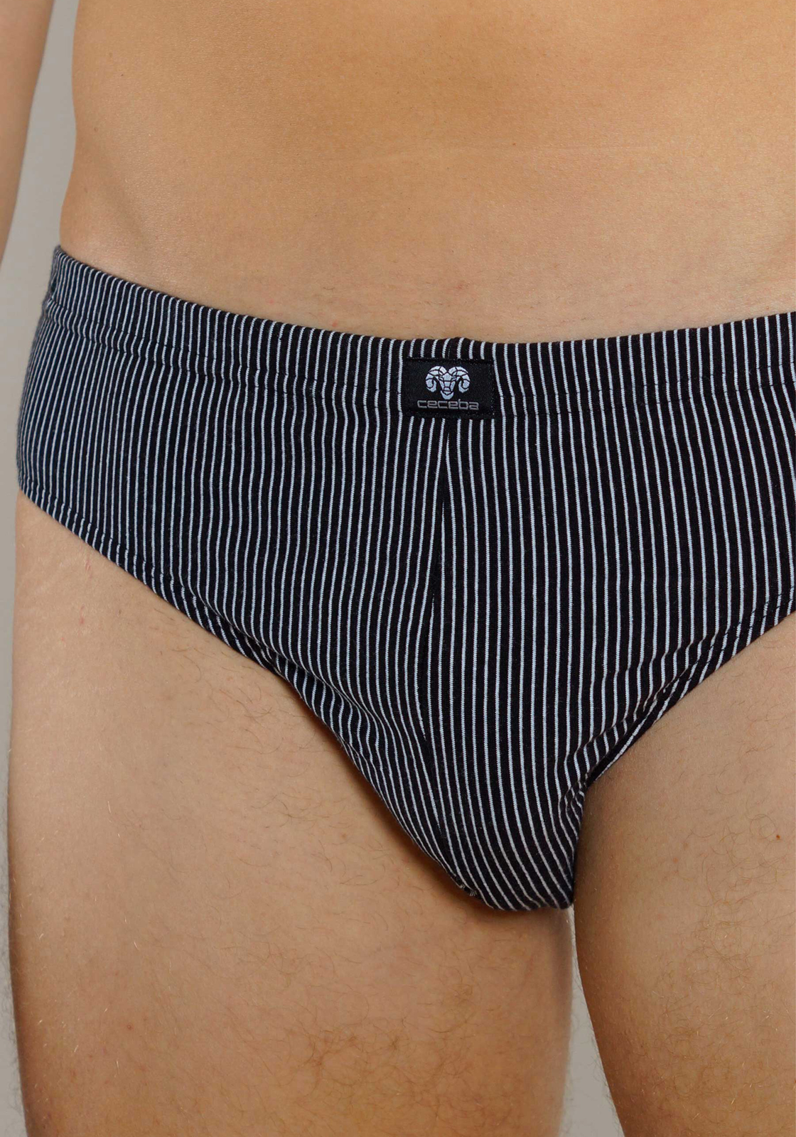 Ceceba heren sport slip (2-pack), zwart Ceceba heren sport slip (2-pack), zwart