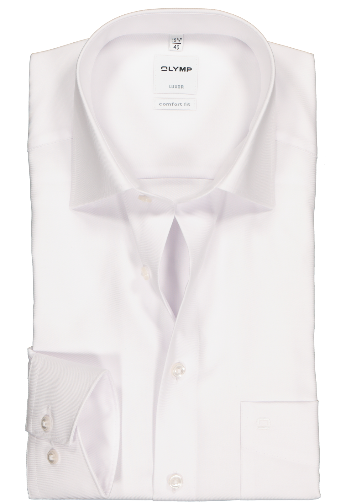 1-4063402313549_olymp-overhemd_HR OLYMP Luxor comfort fit overhemd, wit twill