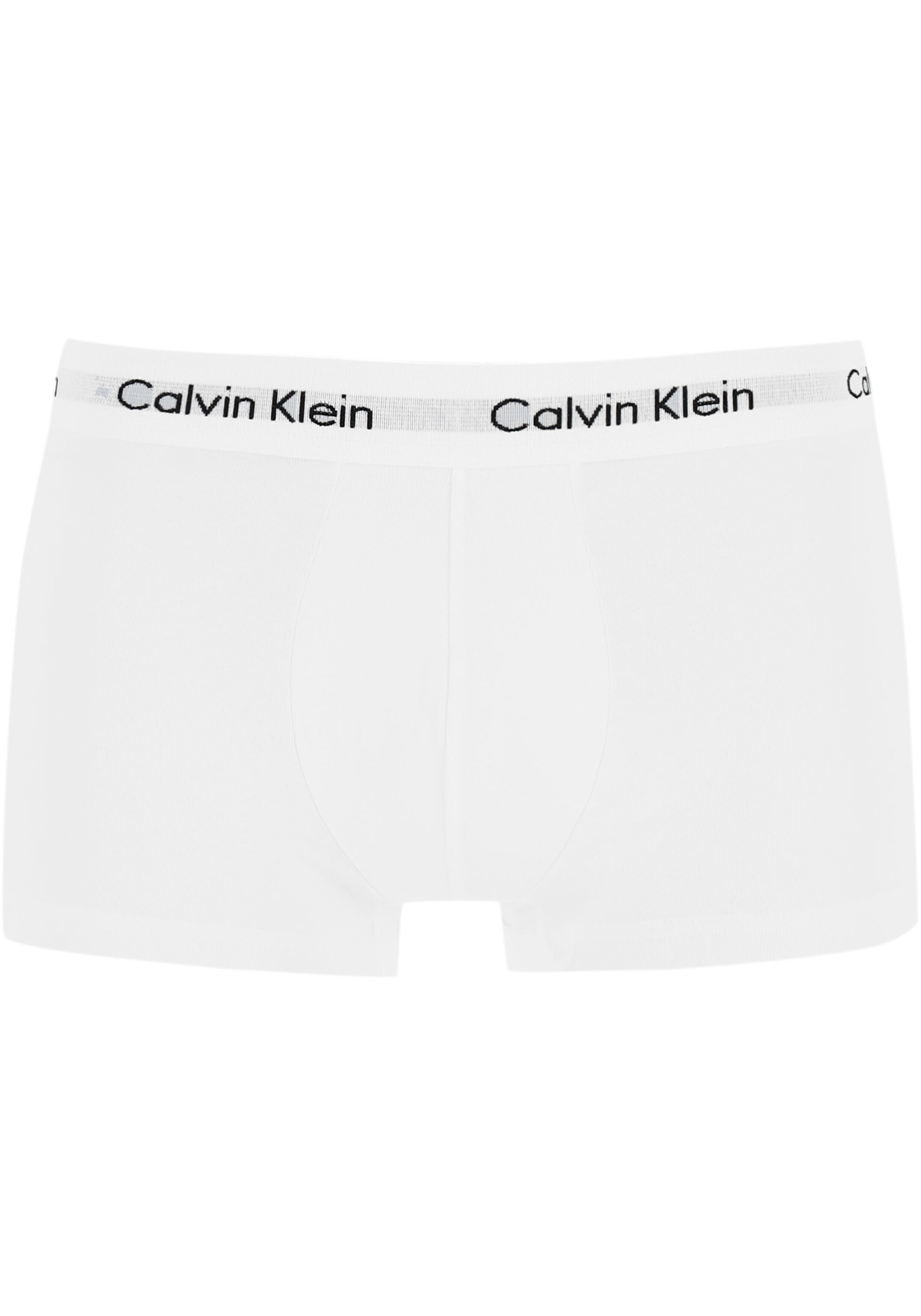 Calvin Klein Icon Cotton Stretch Low Rise trunks (3-pack), lage heren boxers kort, wit