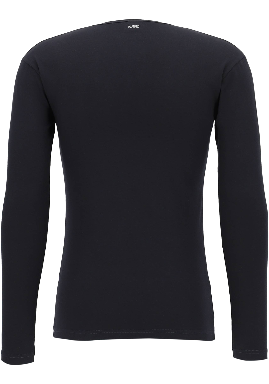 ALAN RED T-shirt Oslo (1-pack), V-hals lange mouw stretch, blauw ALAN RED T-shirt Oslo (1-pack), V-hals lange mouw stretch, blauw