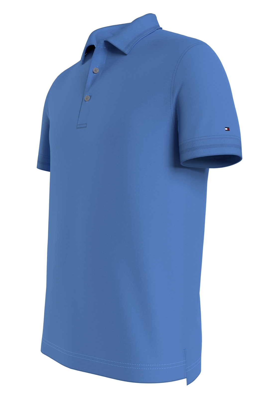 image_4_MW0MW31545C30_D_C4401wid2000amphei2000ampop_usm1710 Tommy Hilfiger Dc Es Mercerized Polo Slim Polo, heren poloshirt, middenblauw
